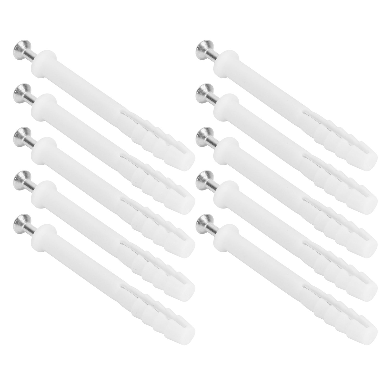 20Set Expansion Screw Tube Kit Cabinet Frame Fixing Wall Anchor Furniture Hardware view 6