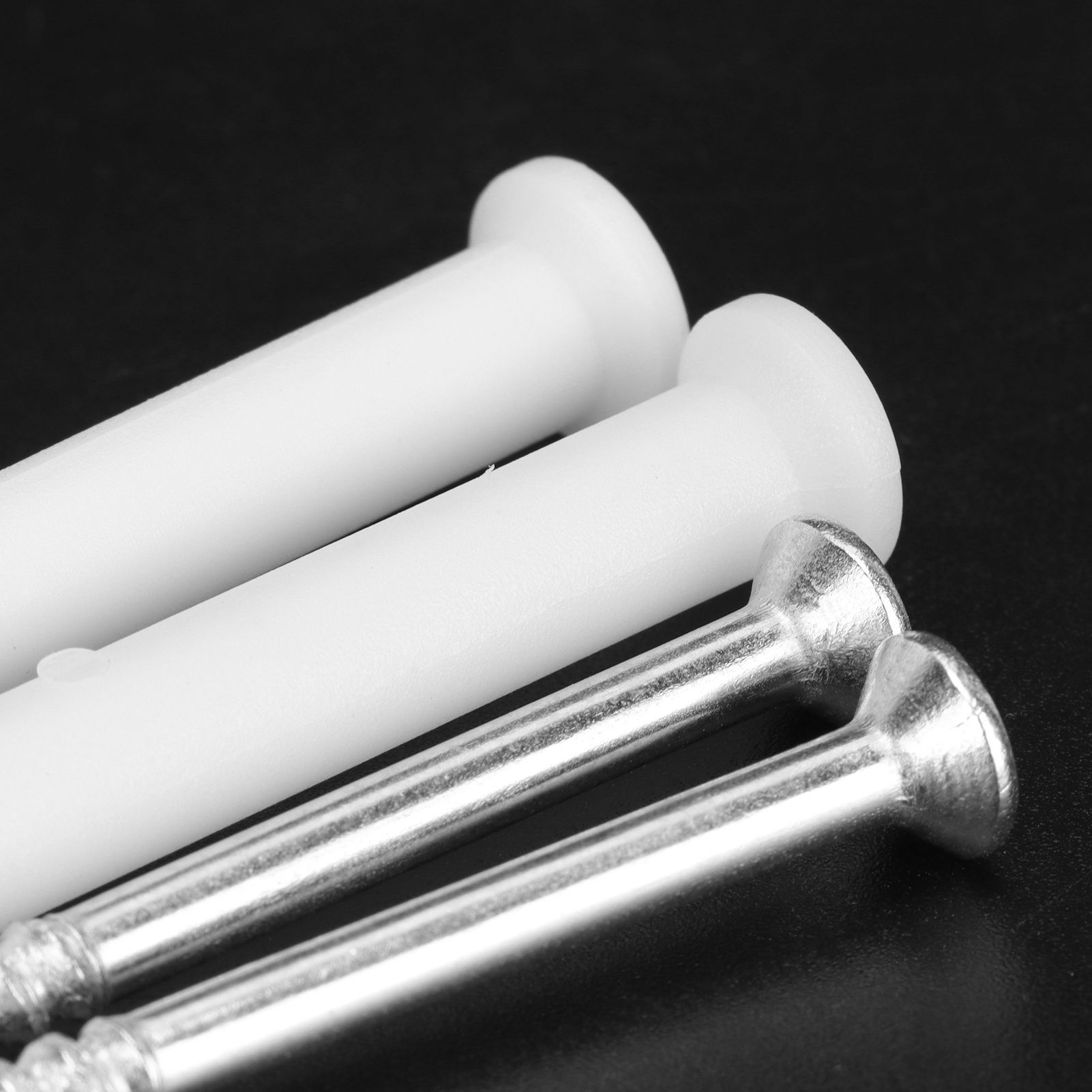 20Set Expansion Screw Tube Kit Cabinet Frame Fixing Wall Anchor Furniture Hardware view 15