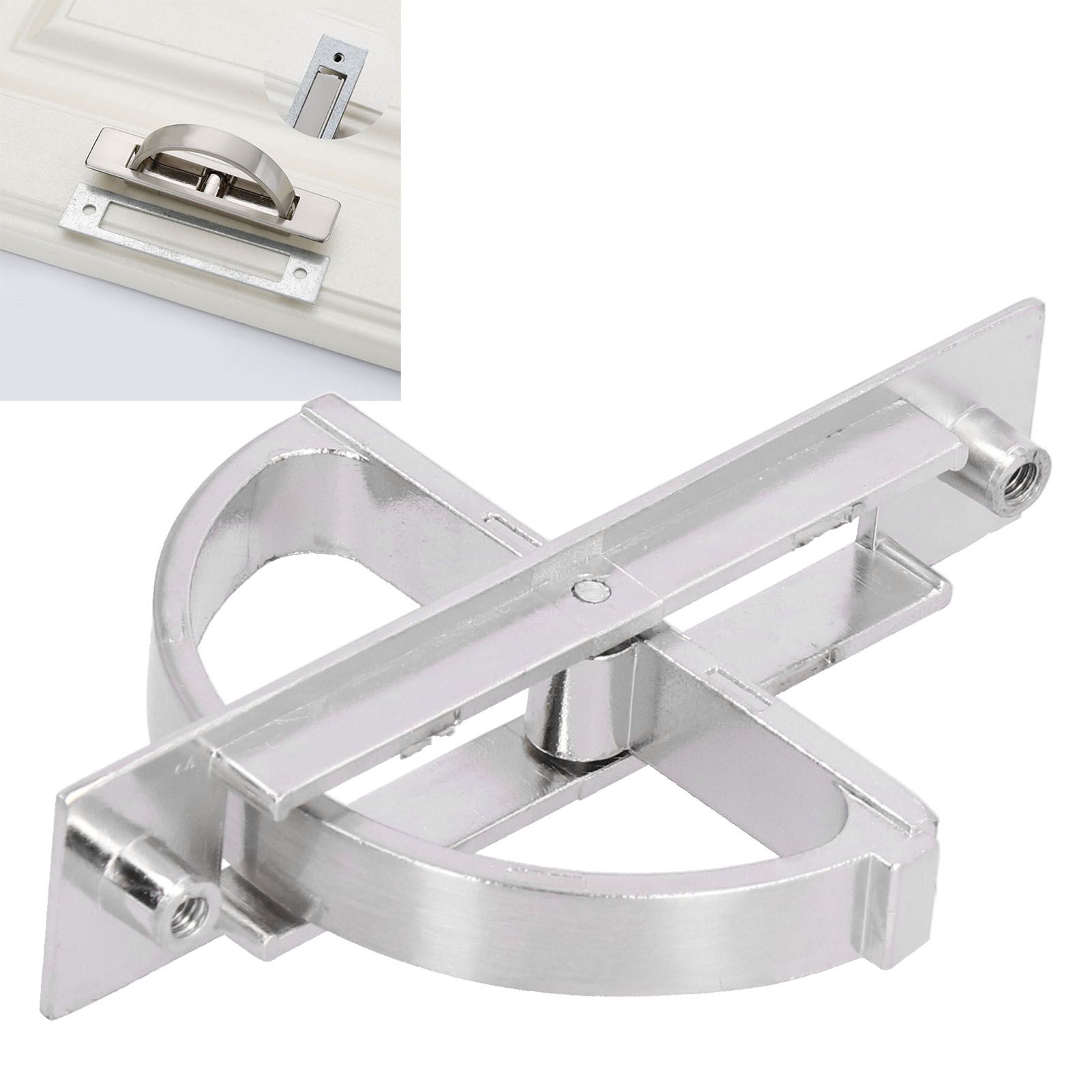 Concealed Handle Set Modern Tatami Cabinet 180° Rotatable Embedded Pull Handle view 11