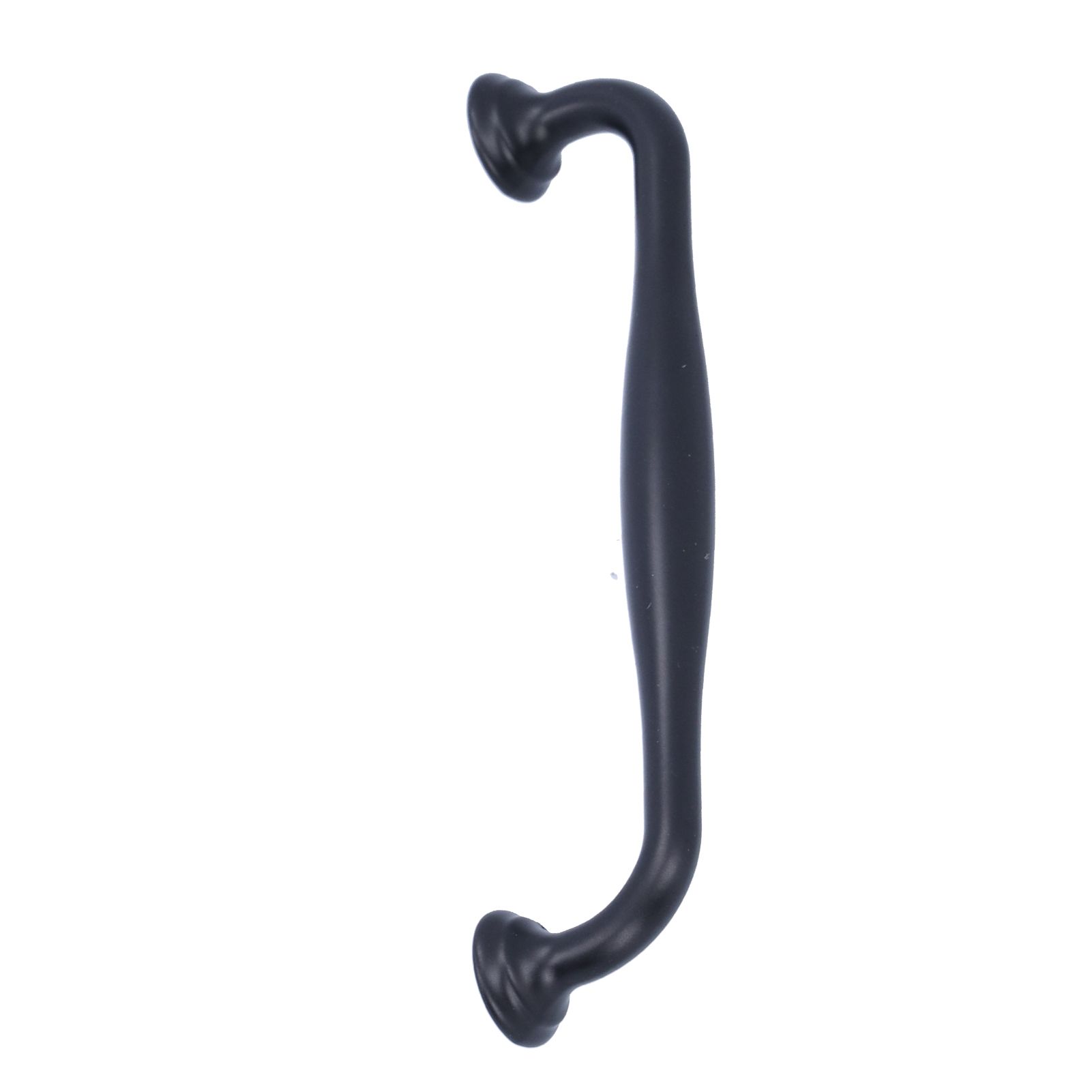 Zinc Alloy Handle Matte Black Cabinet Drawer Handle Bathroom/Wardrobe Door view 4