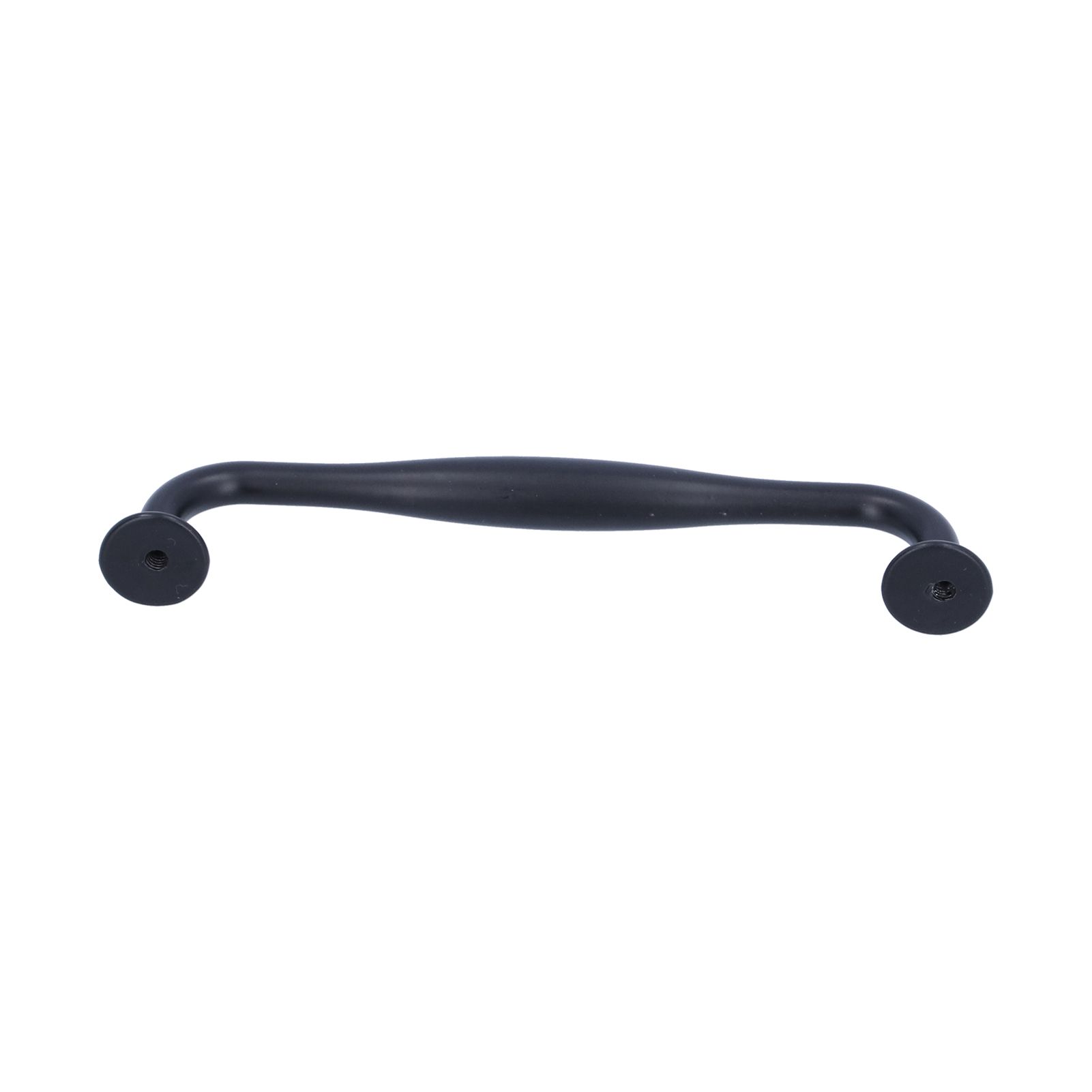 Zinc Alloy Handle Matte Black Cabinet Drawer Handle Bathroom/Wardrobe Door view 8