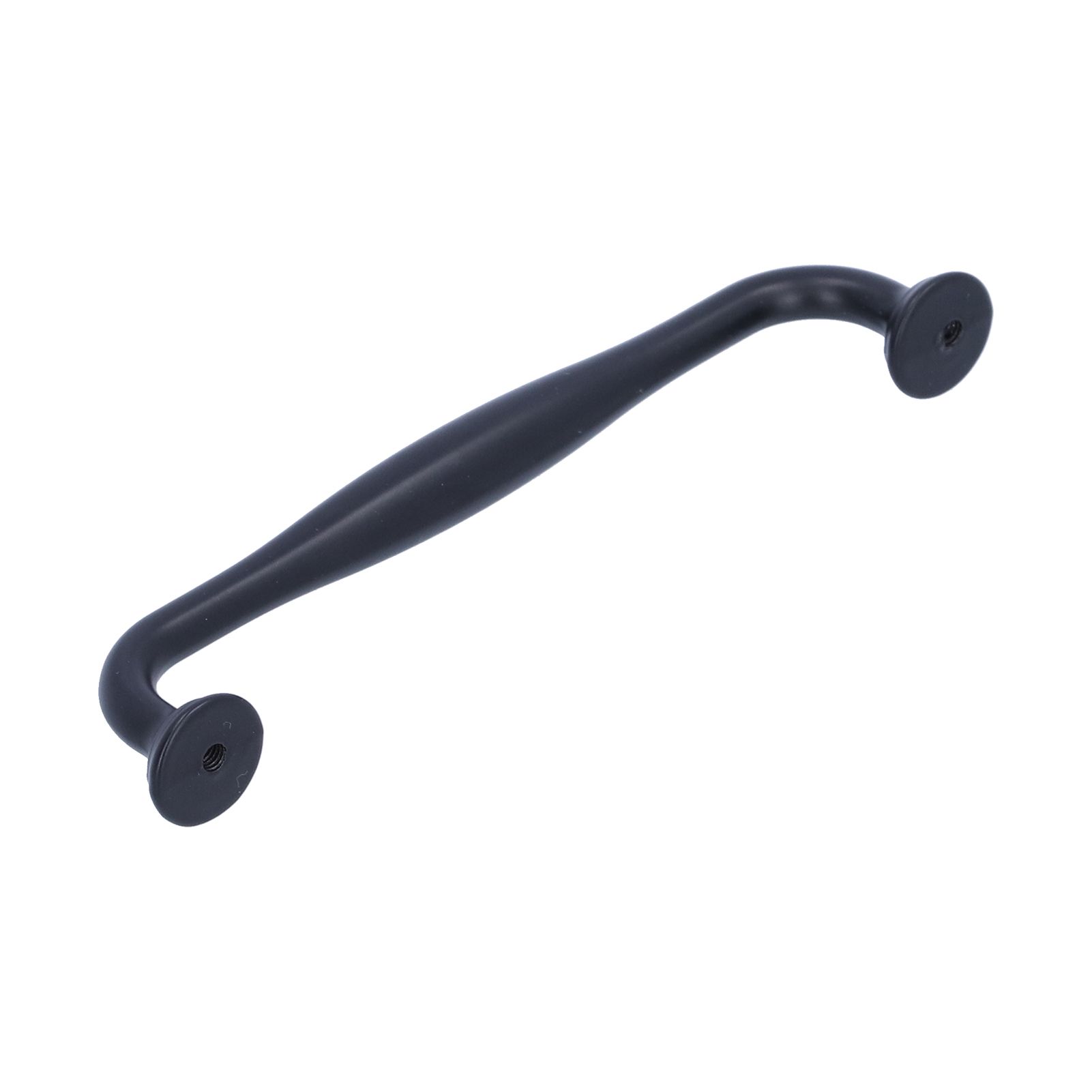 Zinc Alloy Handle Matte Black Cabinet Drawer Handle Bathroom/Wardrobe Door view 10