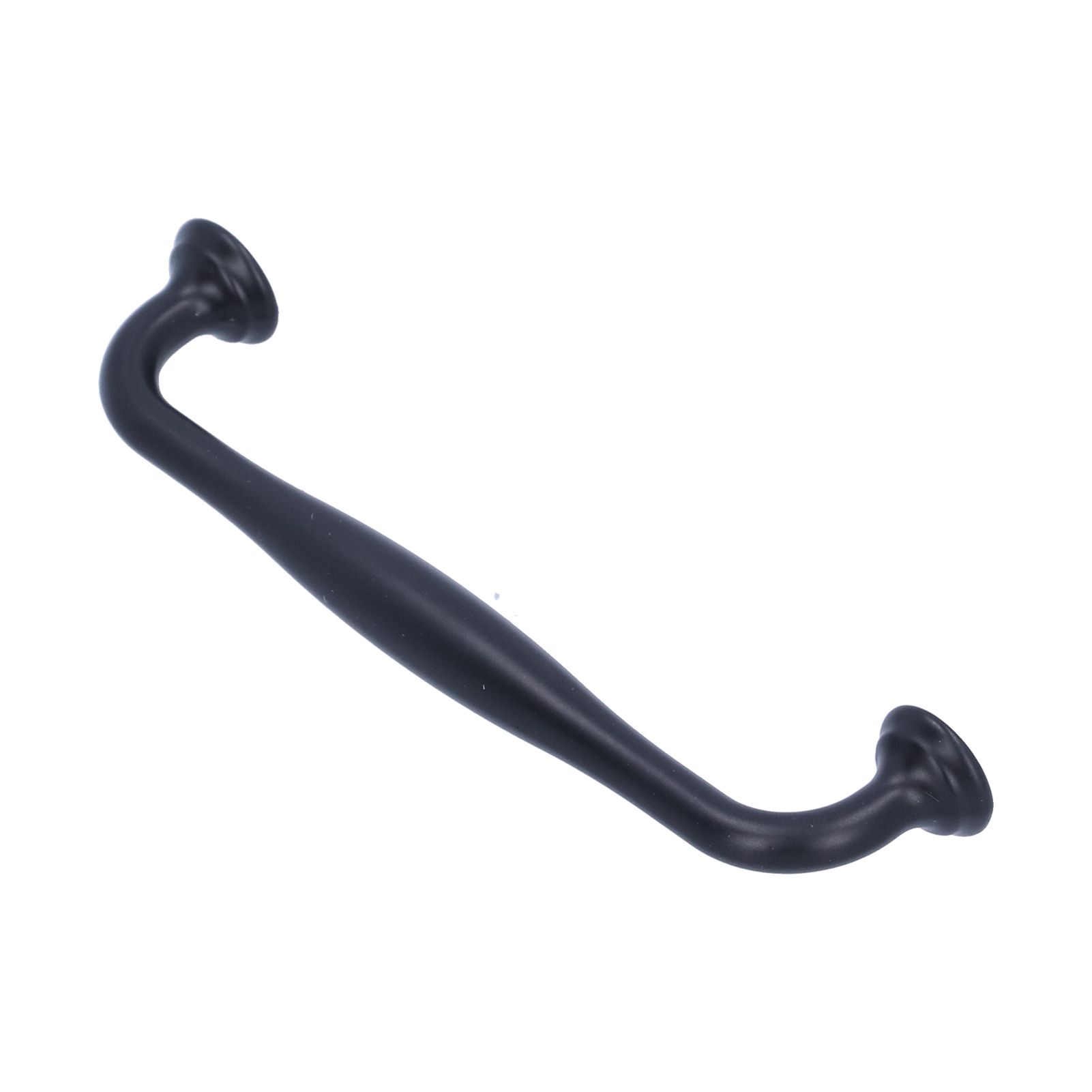 Zinc Alloy Handle Matte Black Cabinet Drawer Handle Bathroom/Wardrobe Door view 11