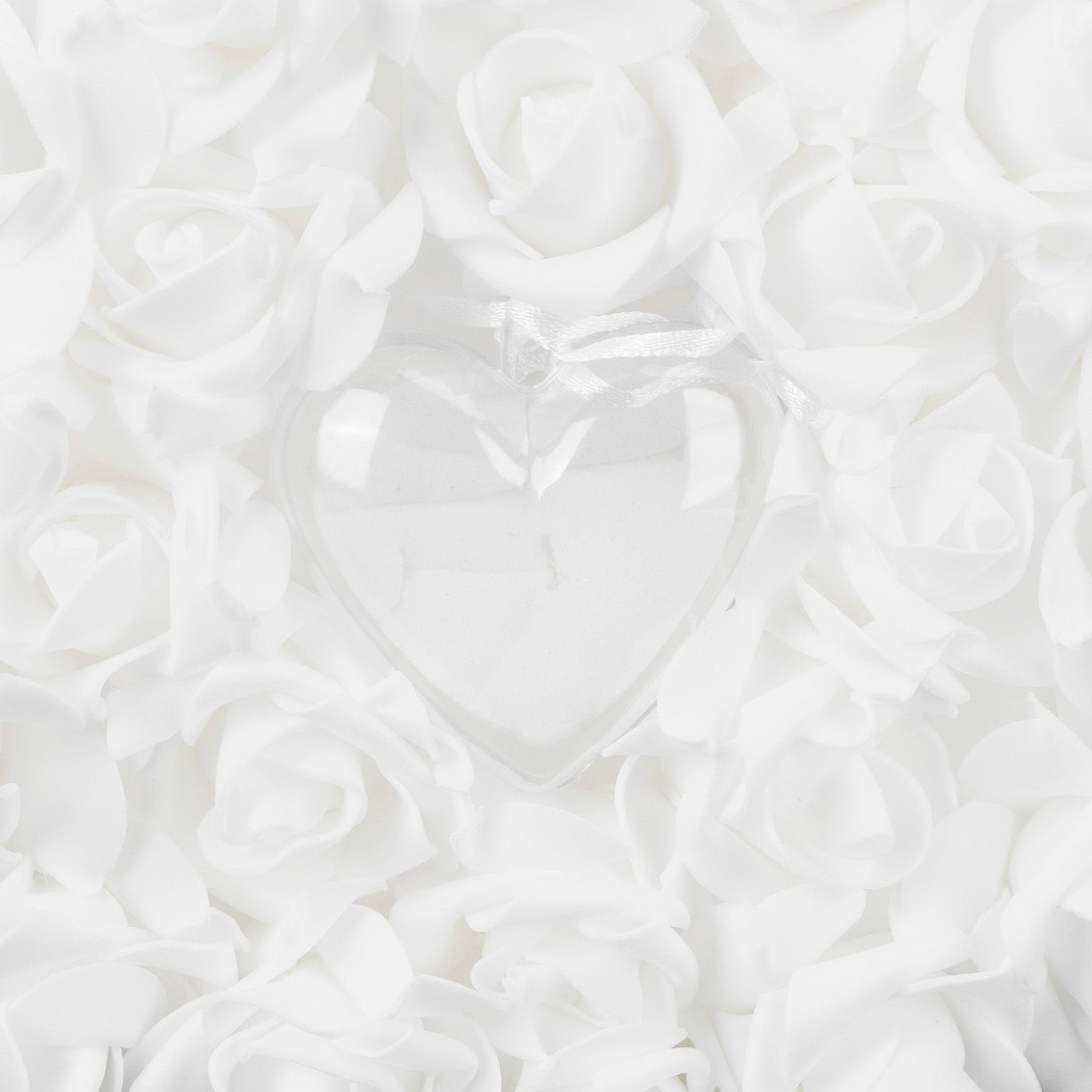 Ring Pillow Box Wedding with Ribbon Bowknot CakeShaped Pearl Rose Ceremony view 11