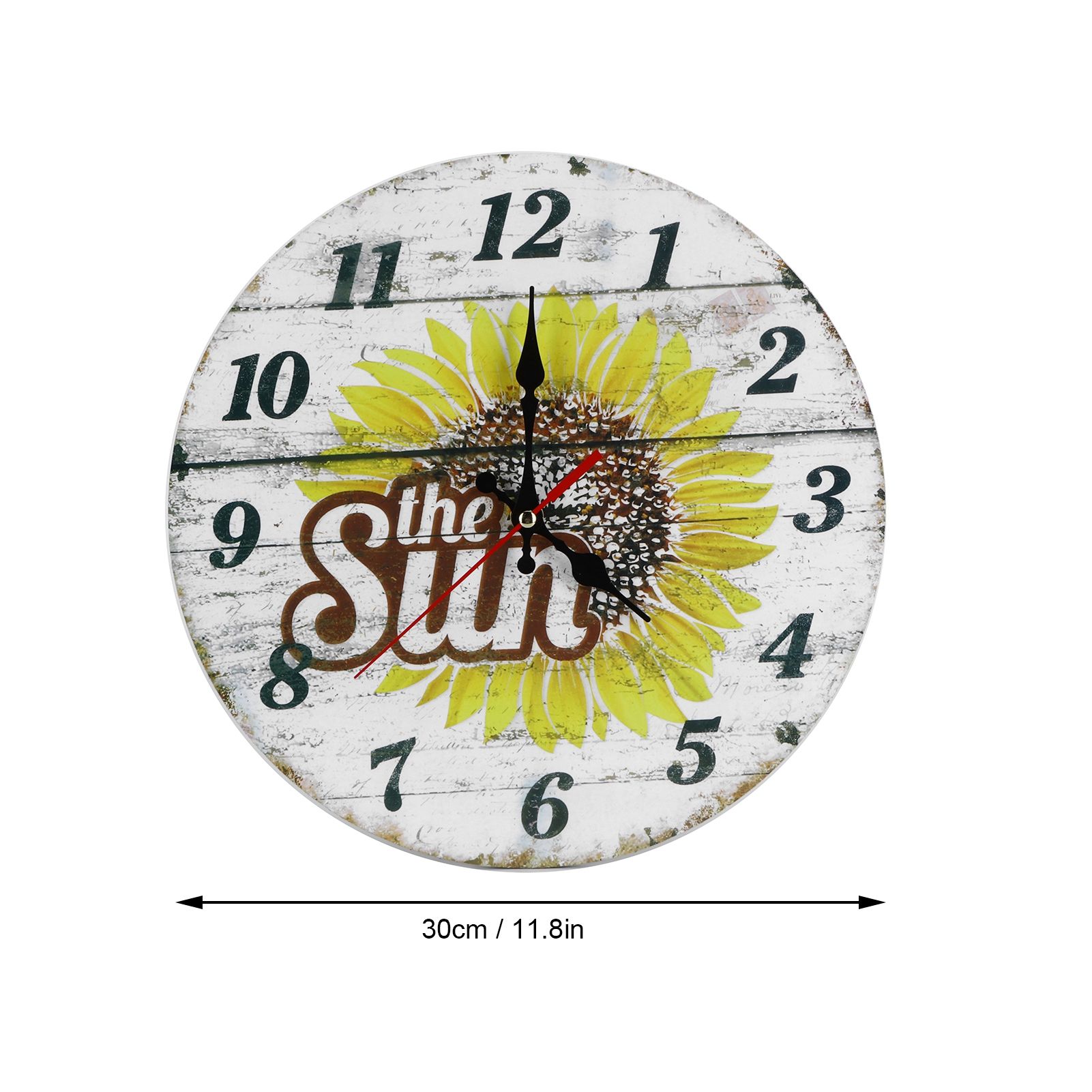 30cm European Style Retro Wall Clock Home Decoration Living Room Wall Hanging view 14