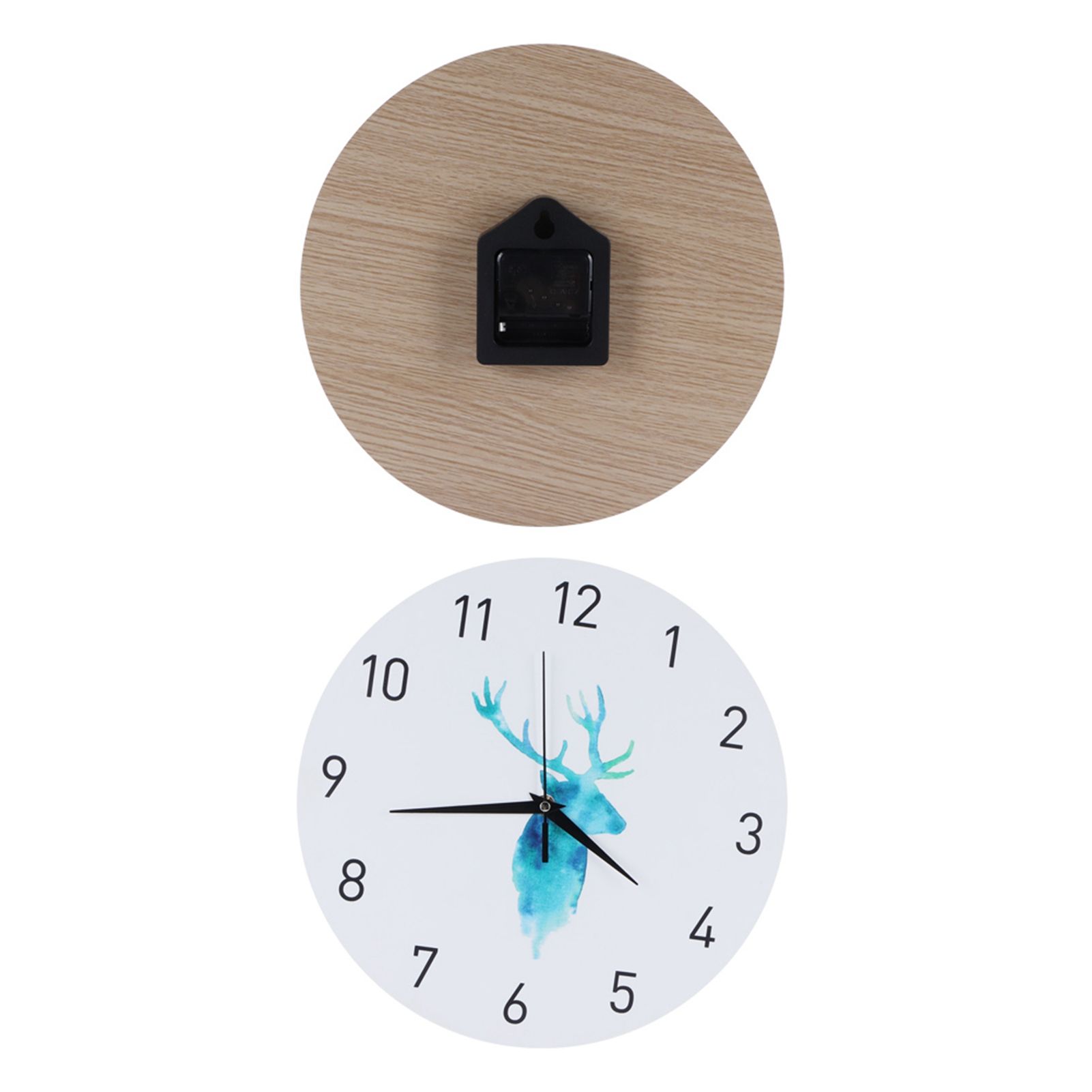 29CM Retro European Style Wall Clock Silent Non Ticking Clock for Living Room view 8