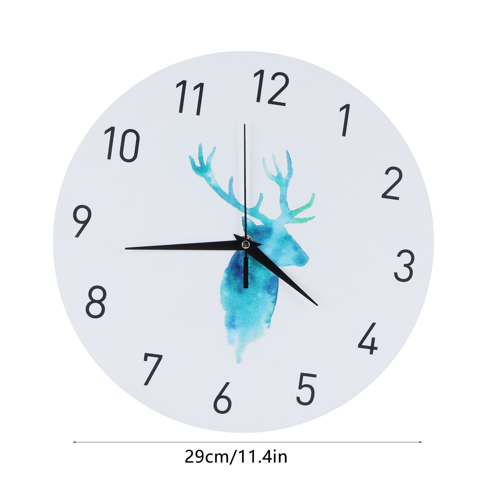 29CM Retro European Style Wall Clock Silent Non Ticking Clock for Living Room view 14
