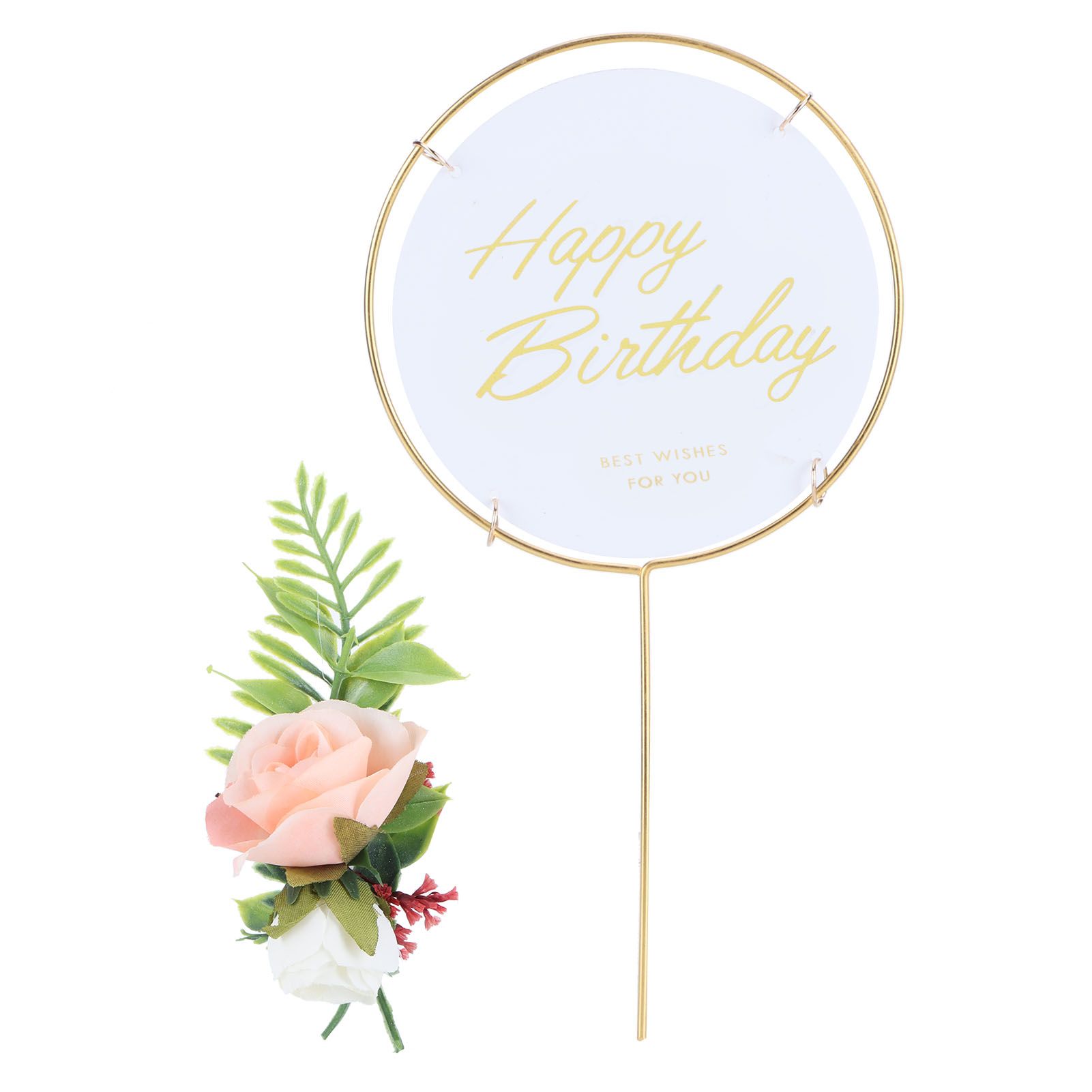 Metal Cake Inserts Round Cake Decoration Inserts Topper Birthday Cake Crafts view 4