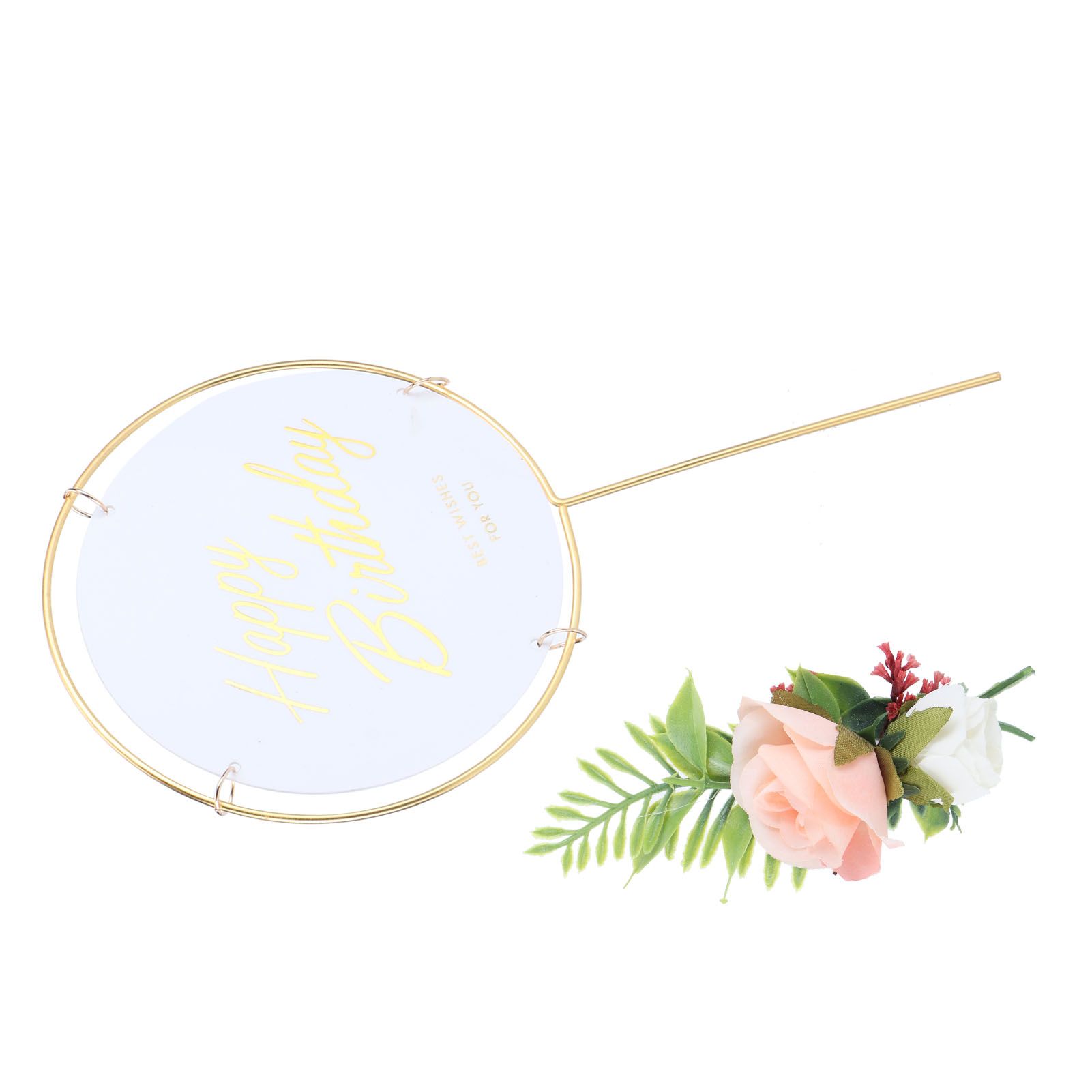 Metal Cake Inserts Round Cake Decoration Inserts Topper Birthday Cake Crafts view 8