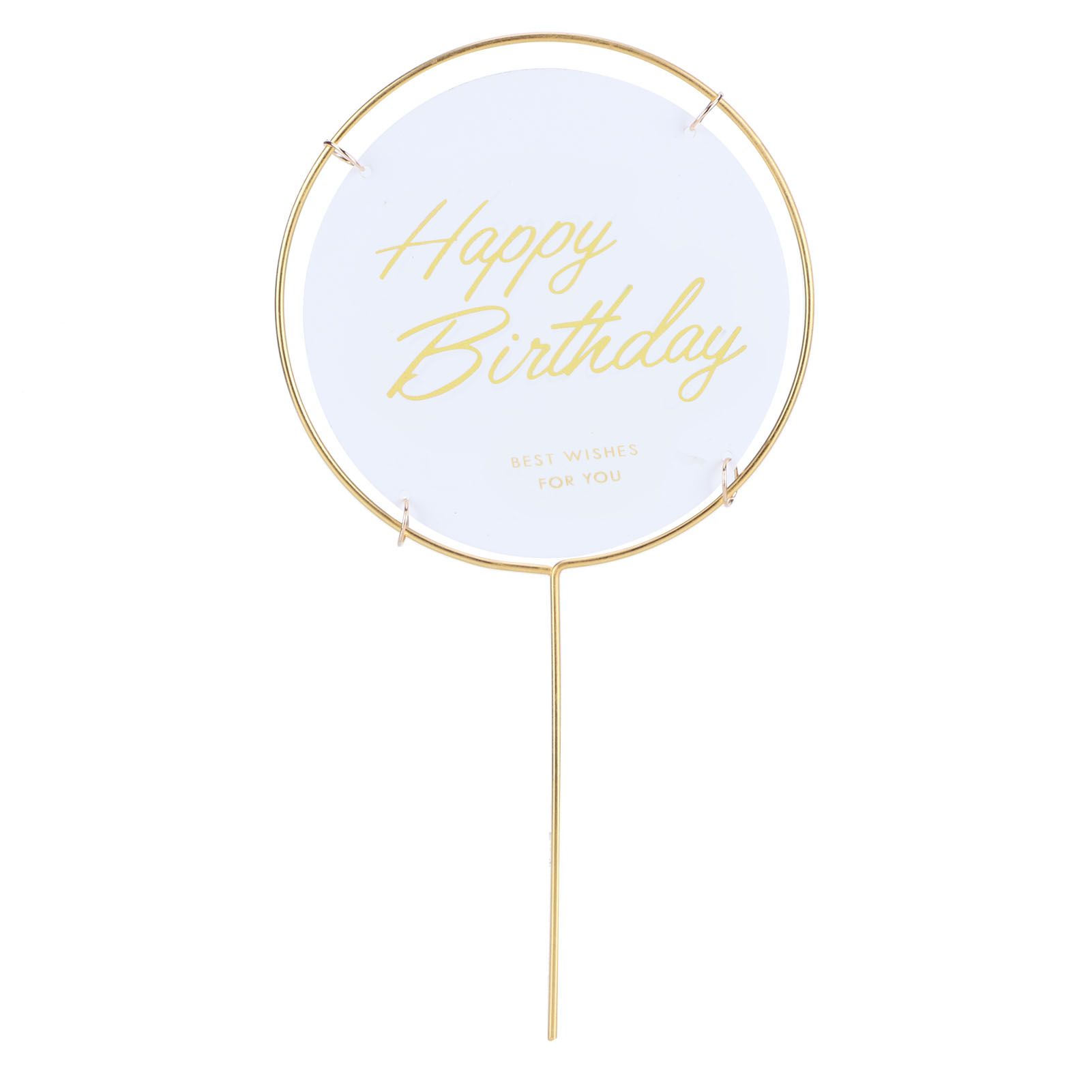 Metal Cake Inserts Round Cake Decoration Inserts Topper Birthday Cake Crafts view 12