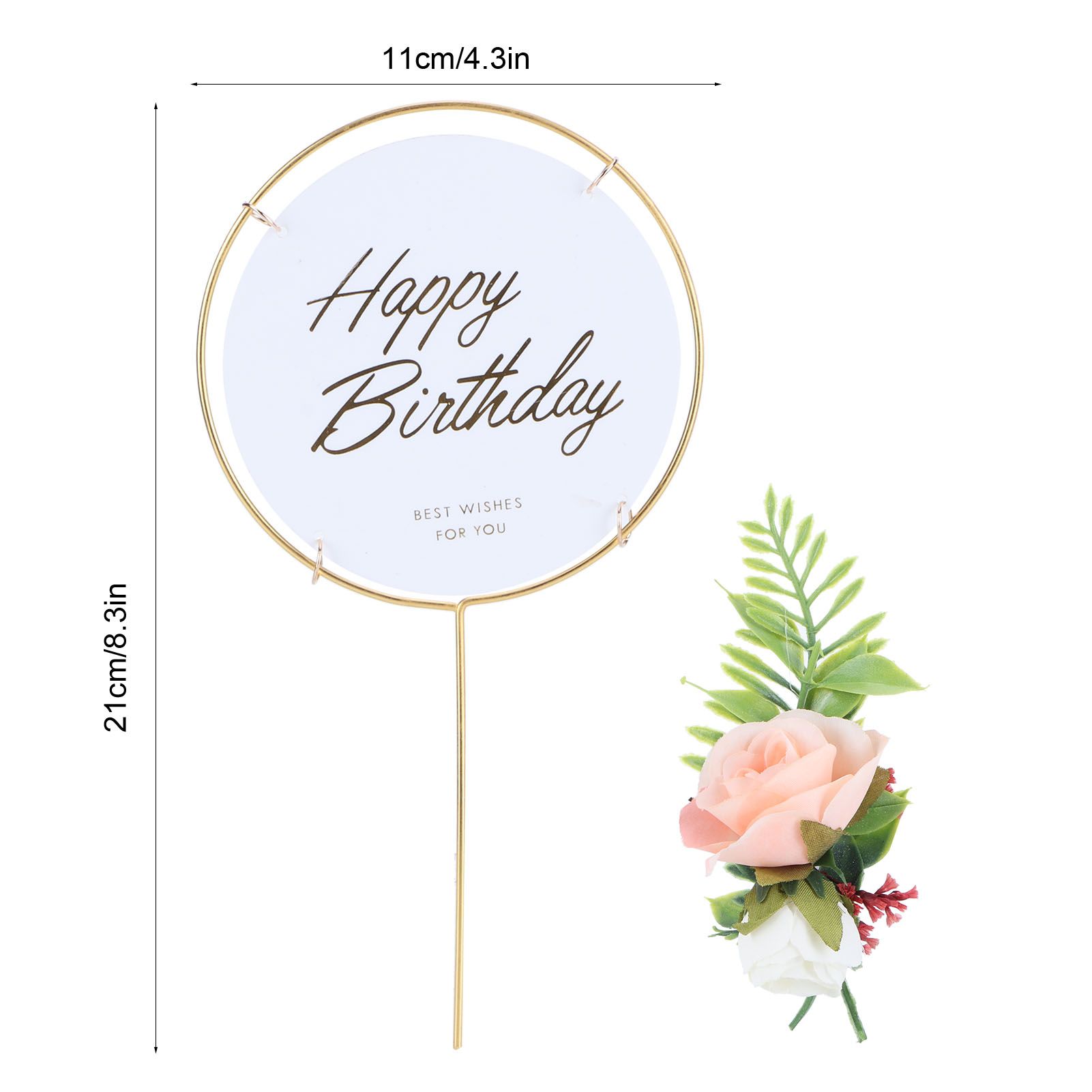 Metal Cake Inserts Round Cake Decoration Inserts Topper Birthday Cake Crafts view 15