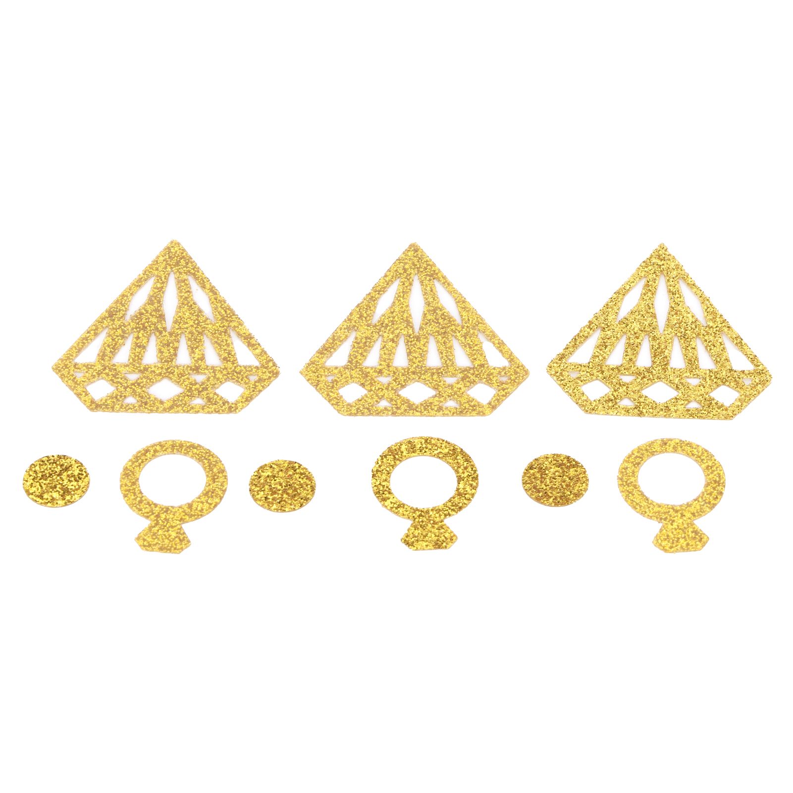 Diamond Ring Shape Sequin Confetti for Engagement Party Wedding Party Decoration view 2