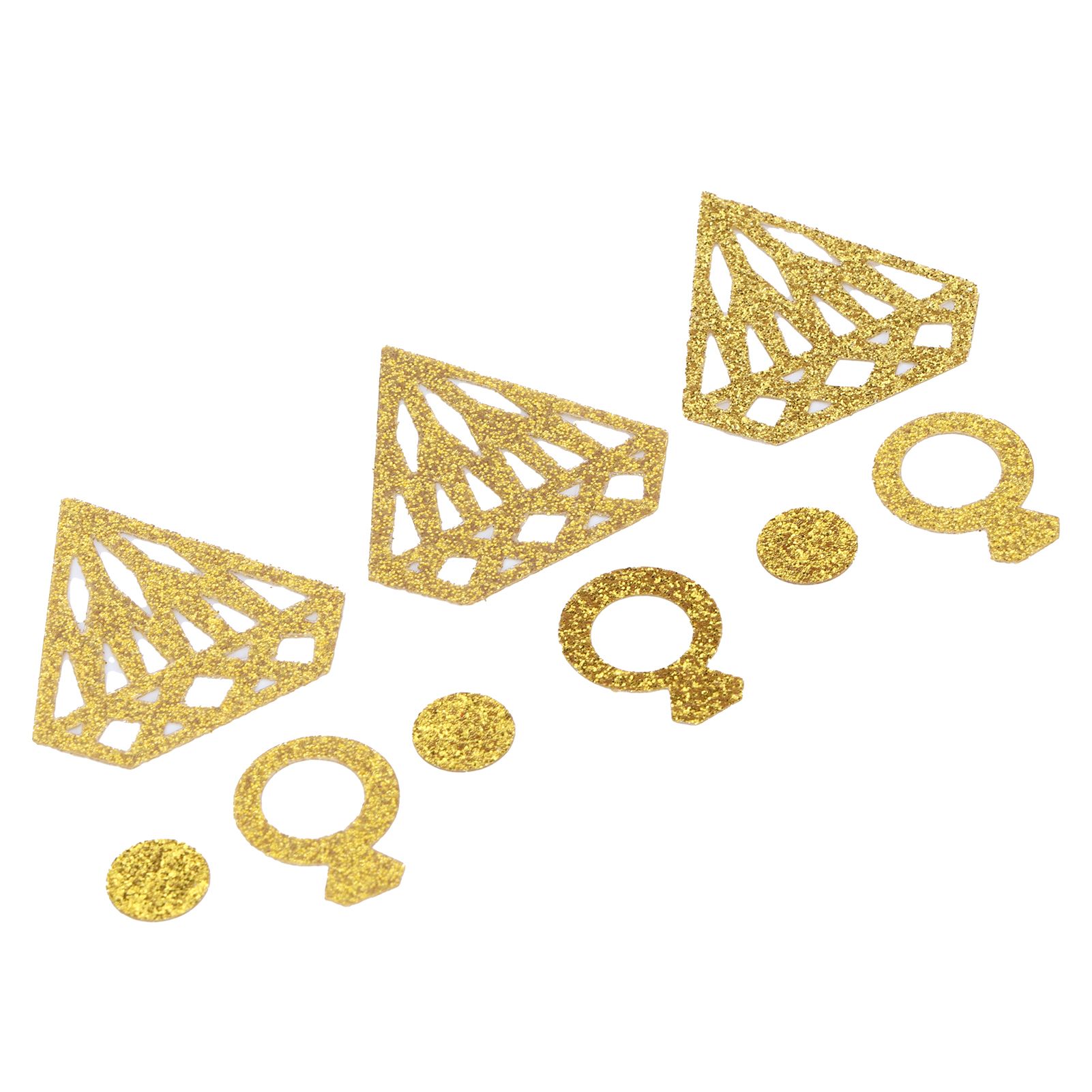 Diamond Ring Shape Sequin Confetti for Engagement Party Wedding Party Decoration view 4