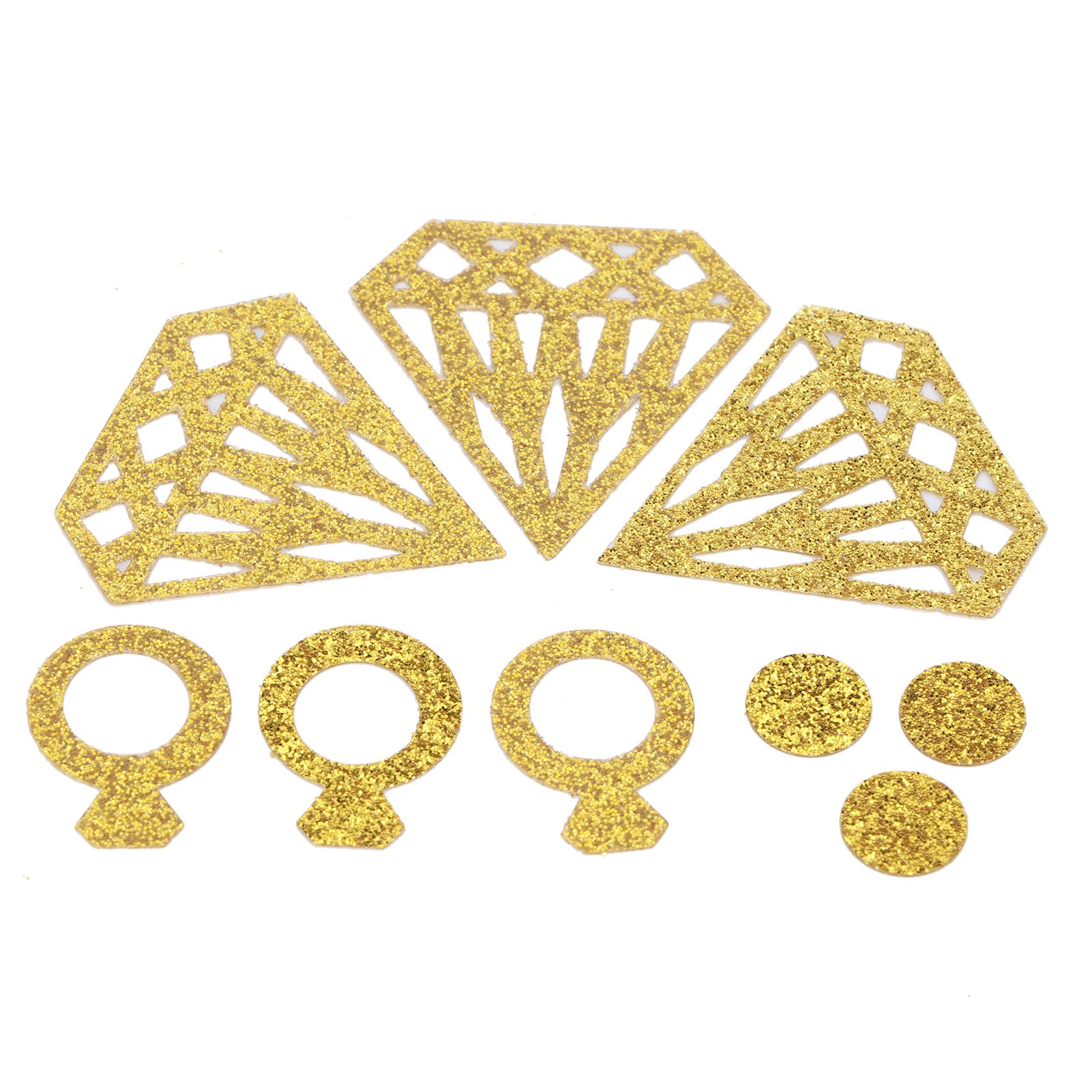 Diamond Ring Shape Sequin Confetti for Engagement Party Wedding Party Decoration view 5