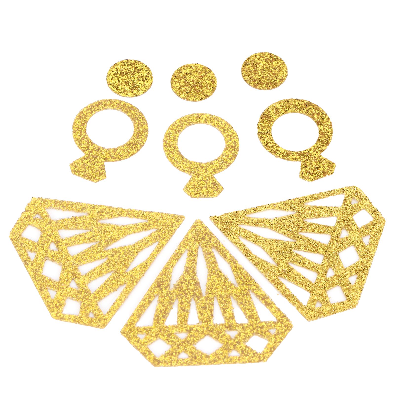 Diamond Ring Shape Sequin Confetti for Engagement Party Wedding Party Decoration view 6