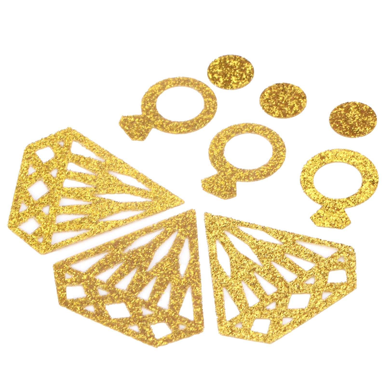 Diamond Ring Shape Sequin Confetti for Engagement Party Wedding Party Decoration view 7