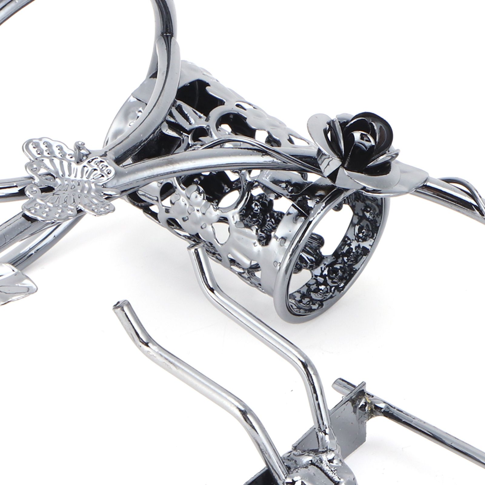 Wrought Iron Swing Pen Holder Originality Home Tabletop Decoration for view 14