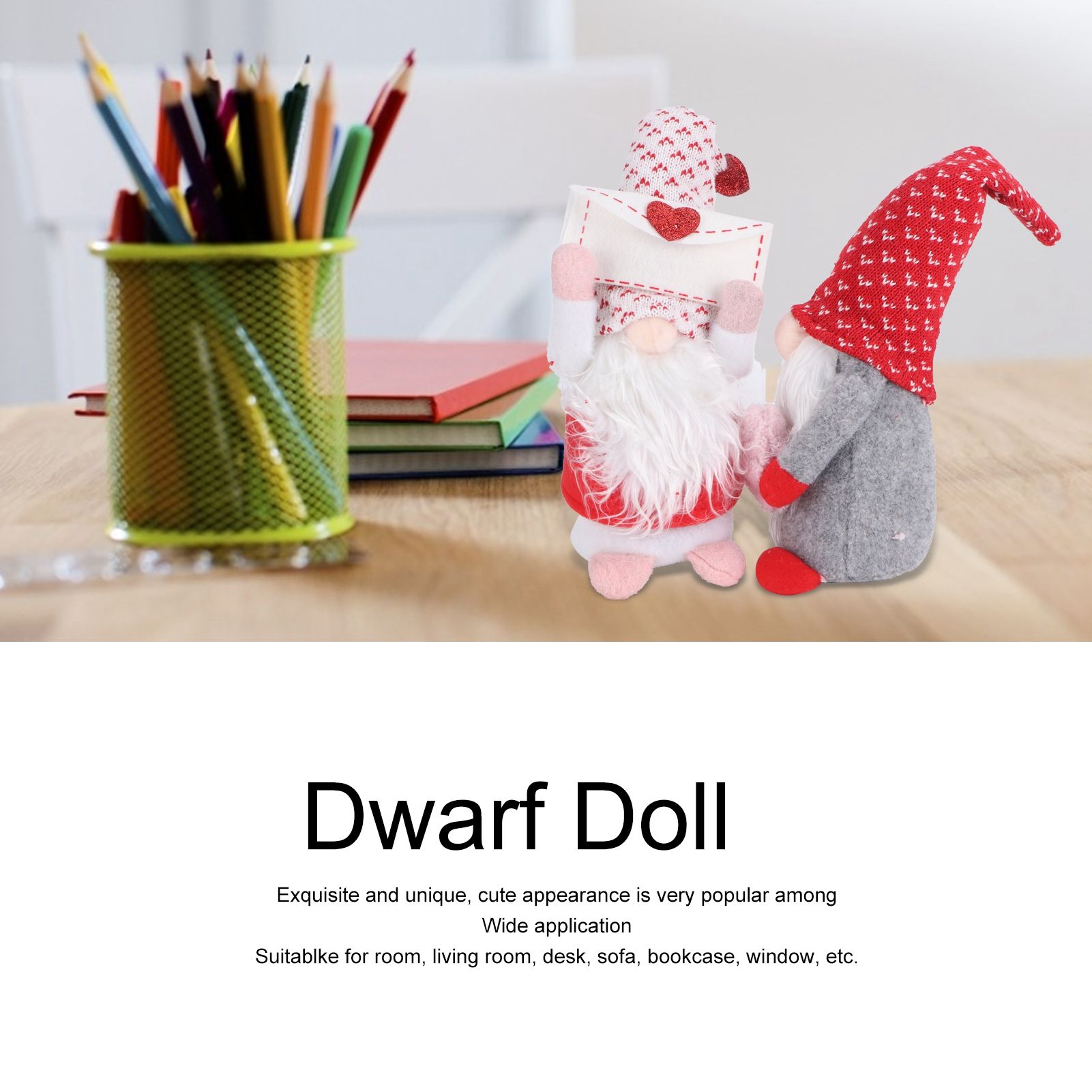 Dwarf Doll Faceless Elf Dolls Ornament Decor for Living Room Sofa Desktop view 15