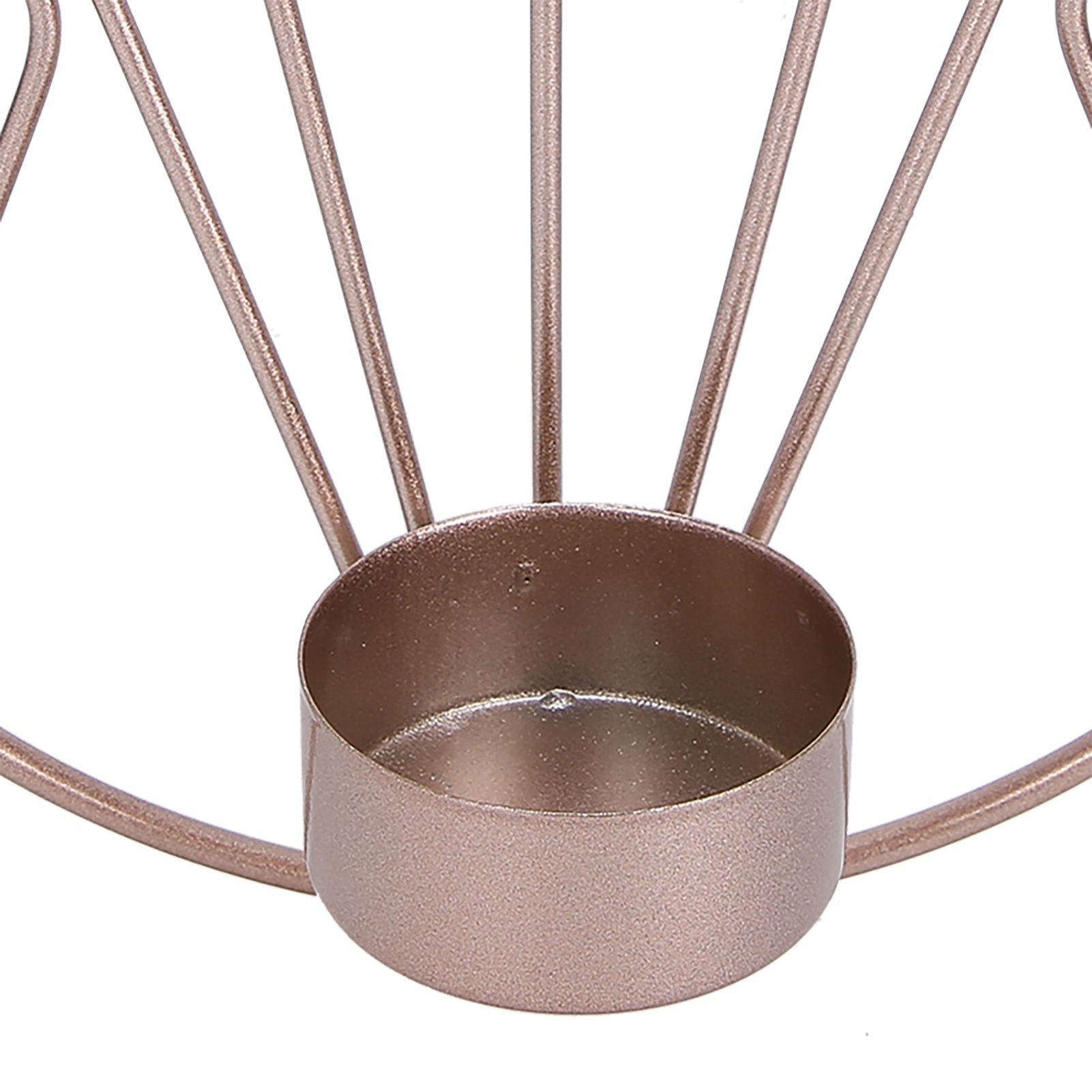 Candle Holder Innovative Geometric Round Wall Mounted Candlestick Ornament view 14