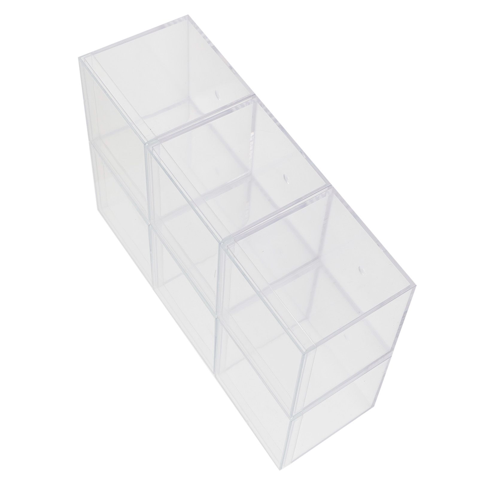 6 Set Plastic Clear Box with Separate Lid Candies Storage Containers Party view 7