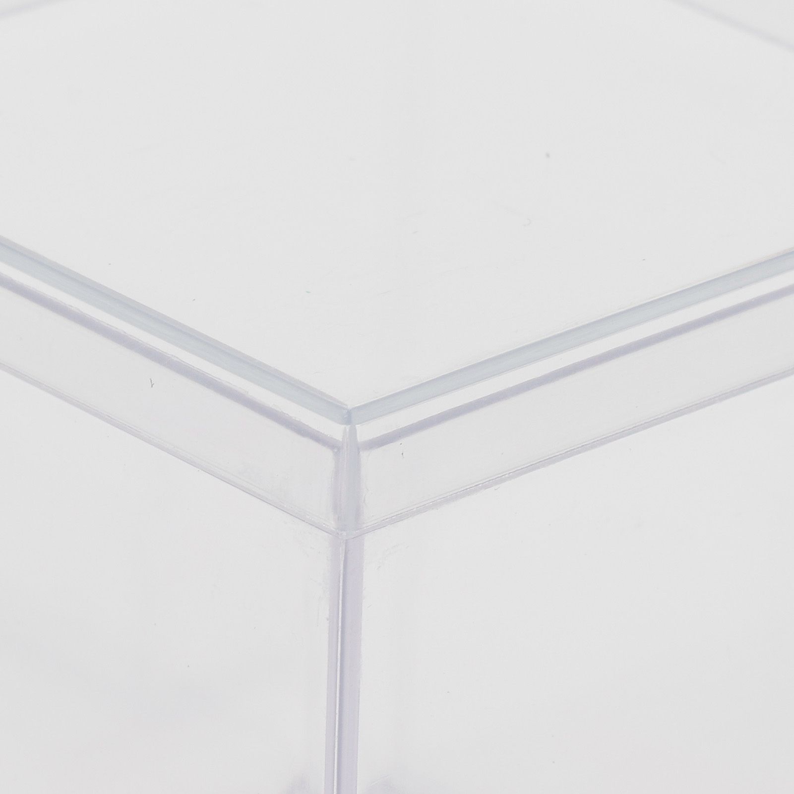 6 Set Plastic Clear Box with Separate Lid Candies Storage Containers Party view 13