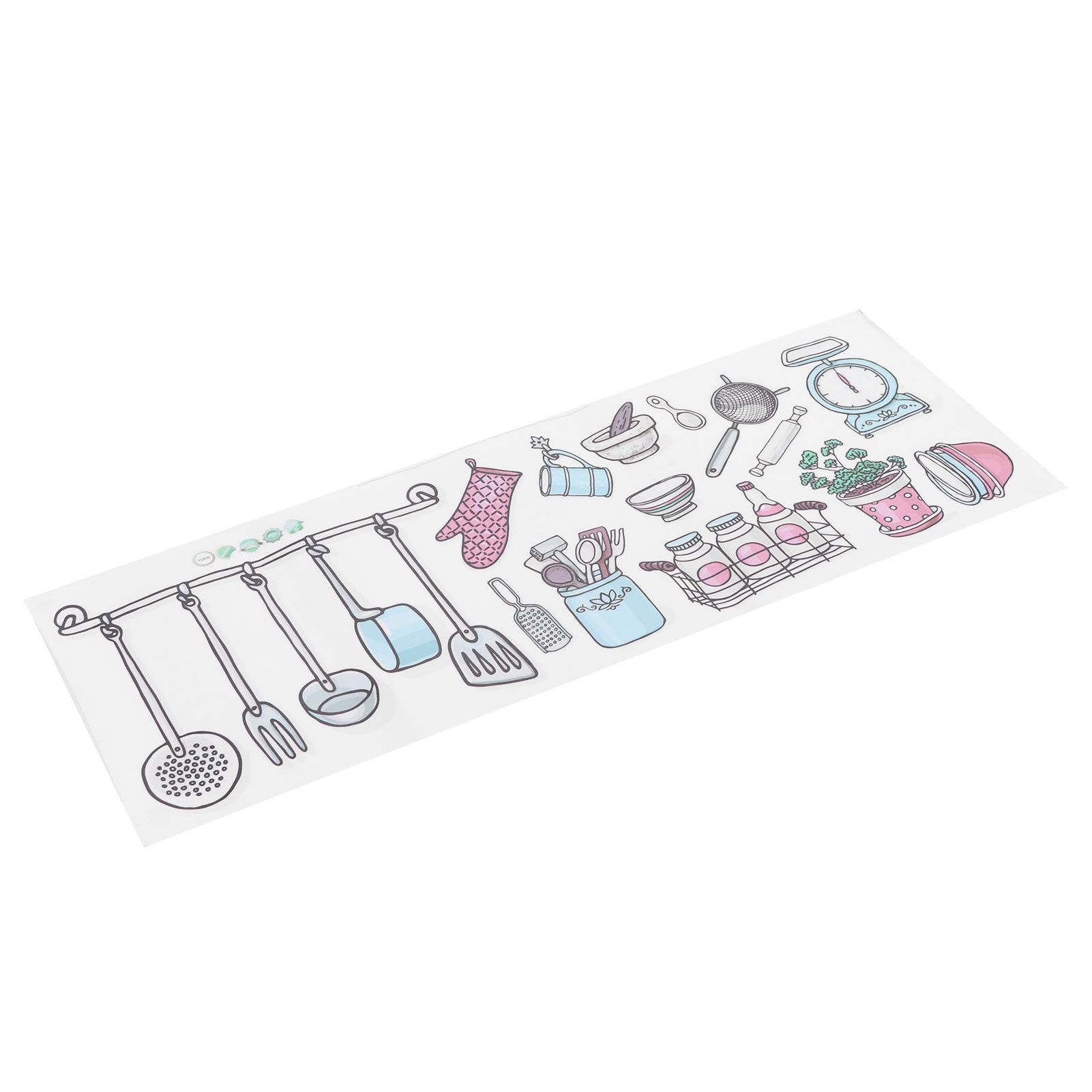 Originality Kitchen Wallpaper Self‑Adhesive Kitchenware Pattern Sticker for view 4