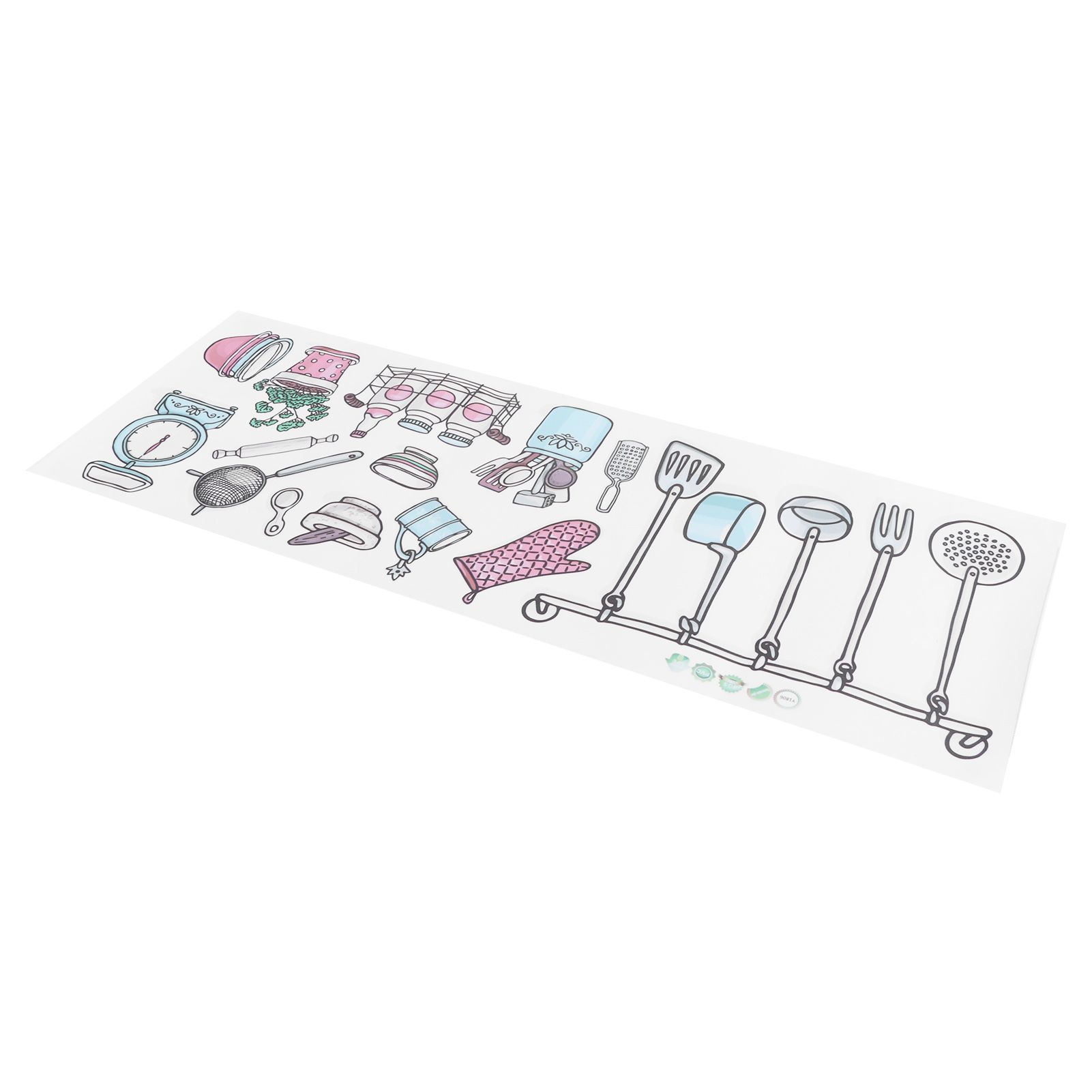 Originality Kitchen Wallpaper Self‑Adhesive Kitchenware Pattern Sticker for view 5