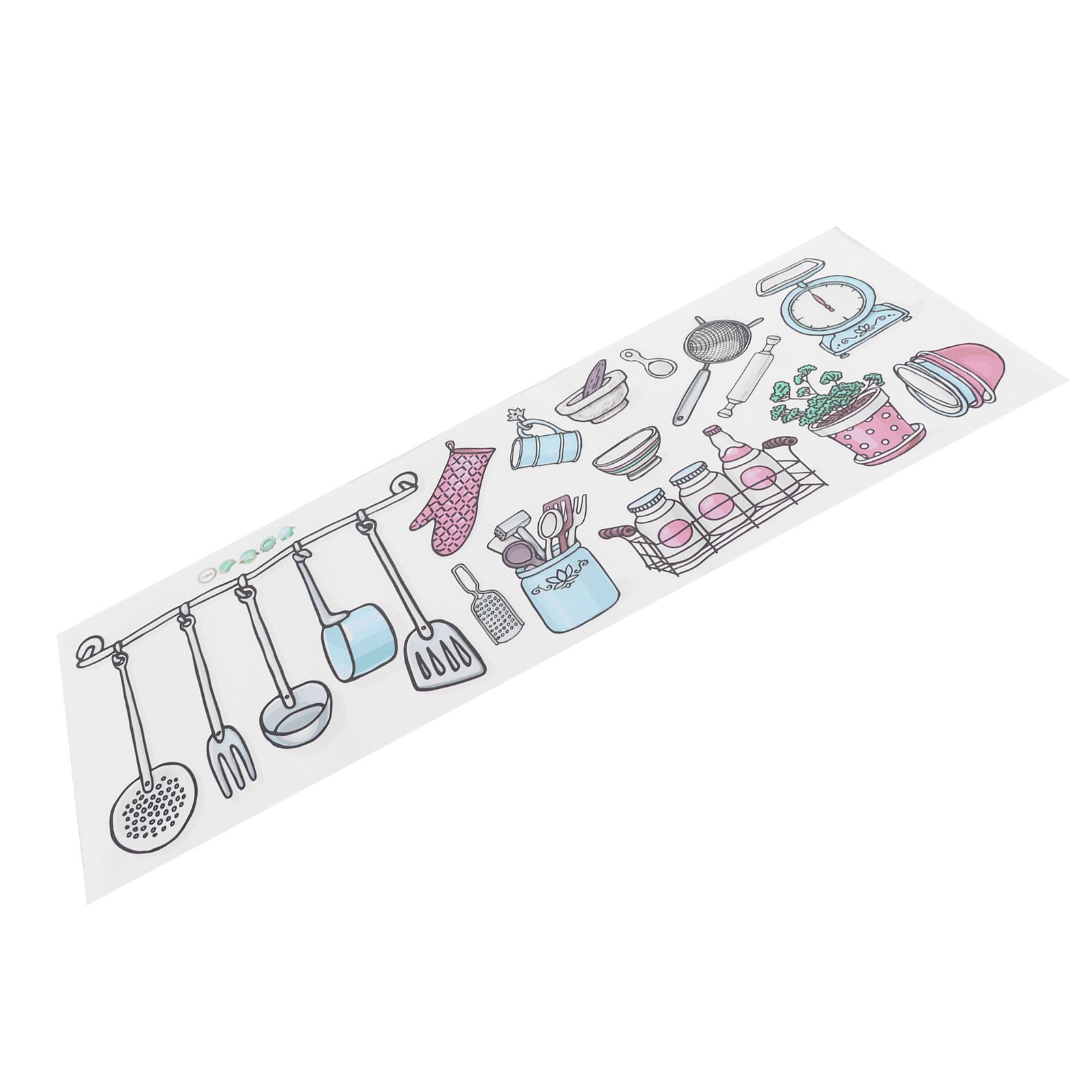 Originality Kitchen Wallpaper Self‑Adhesive Kitchenware Pattern Sticker for view 8