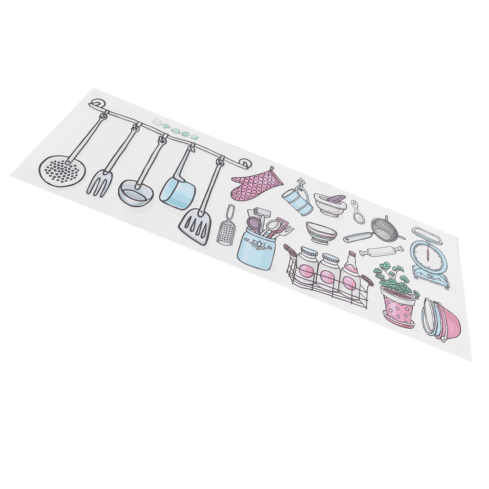 Originality Kitchen Wallpaper Self‑Adhesive Kitchenware Pattern Sticker for view 9