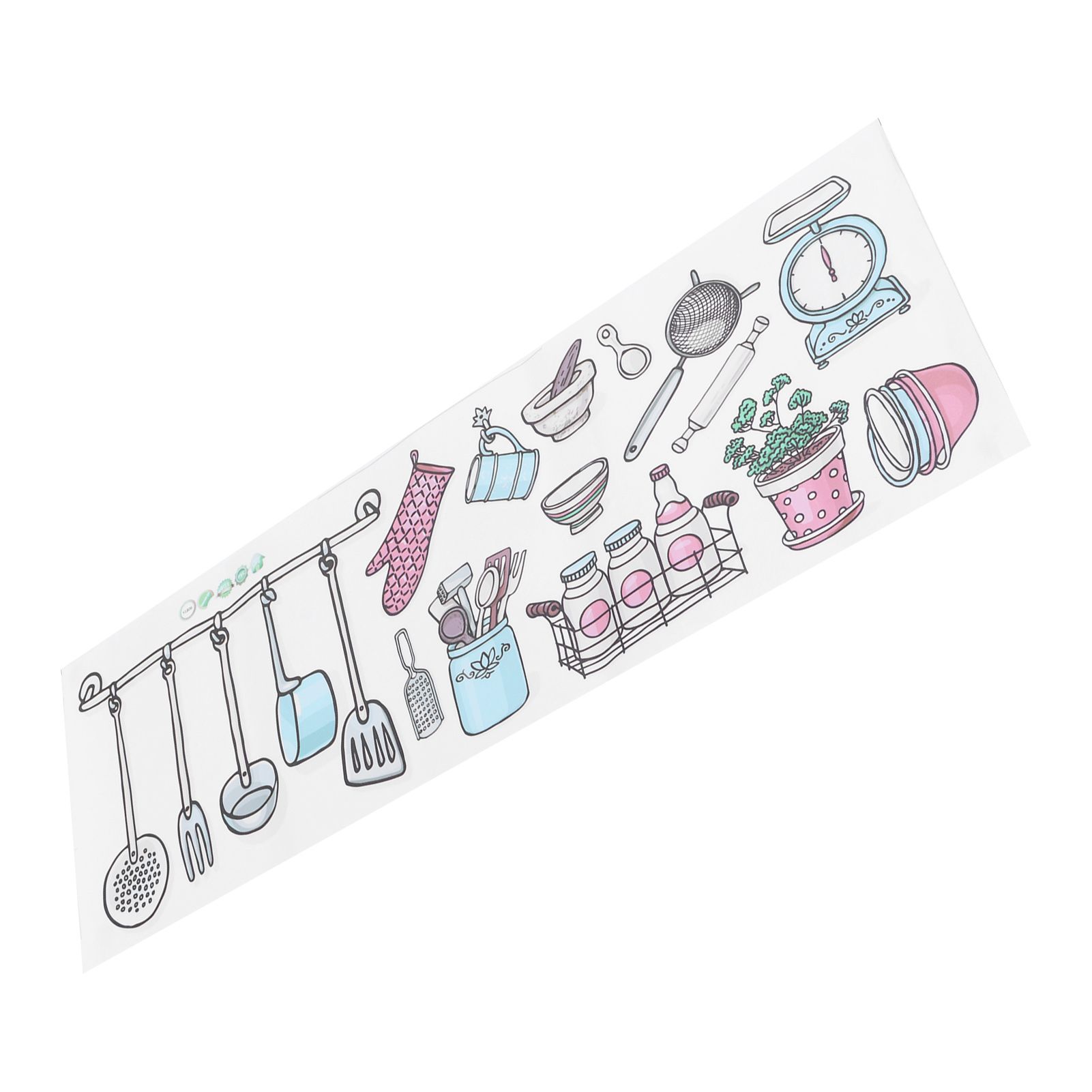 Originality Kitchen Wallpaper Self‑Adhesive Kitchenware Pattern Sticker for view 11