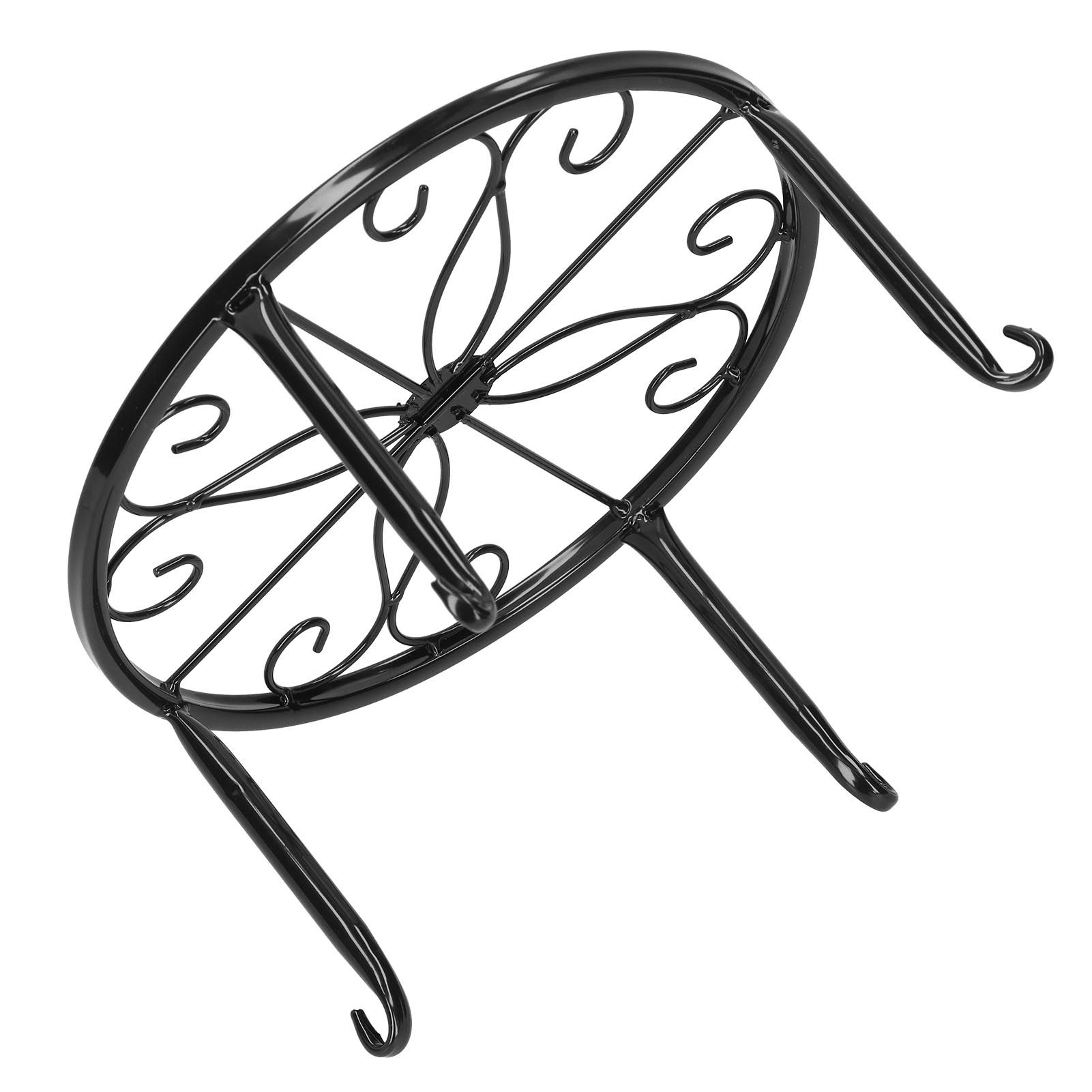 Wrought Iron Plant Stand Flower Pot Holder Stand Indoor Outdoor Display Rack view 8