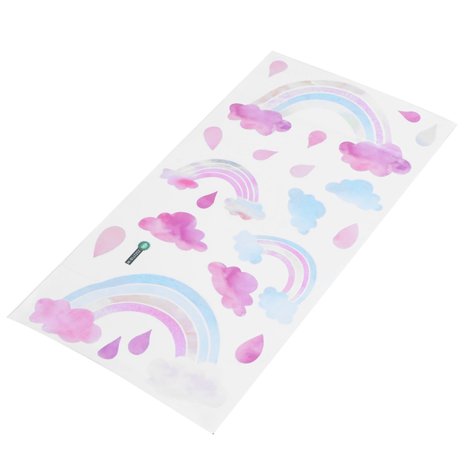 Self Adhesive Wall Sticker Cute Clouds Raindrop Pattern Decal Children's Room view 3