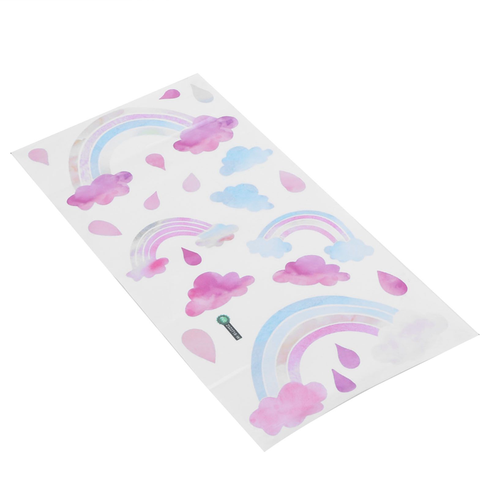 Self Adhesive Wall Sticker Cute Clouds Raindrop Pattern Decal Children's Room view 4