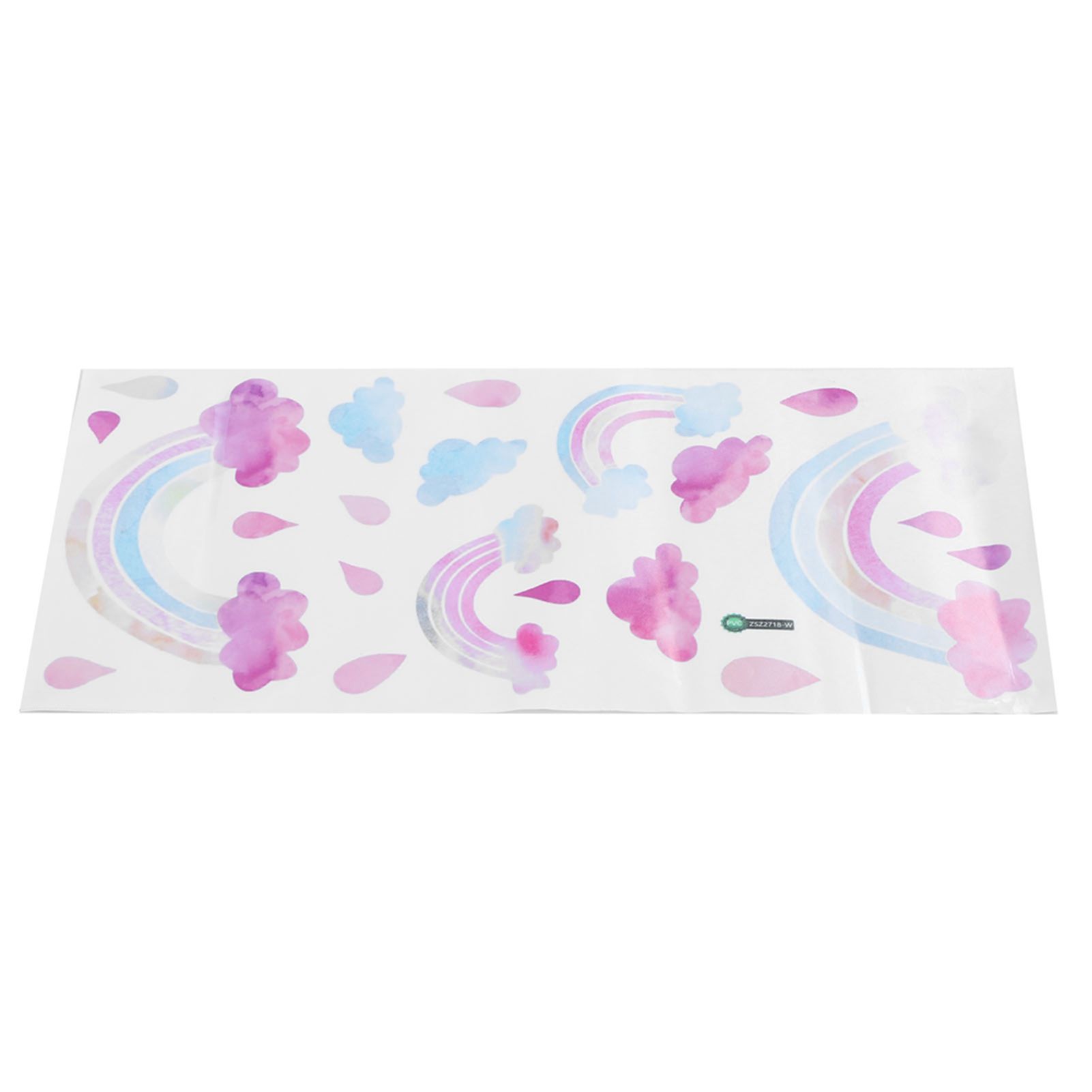 Self Adhesive Wall Sticker Cute Clouds Raindrop Pattern Decal Children's Room view 5
