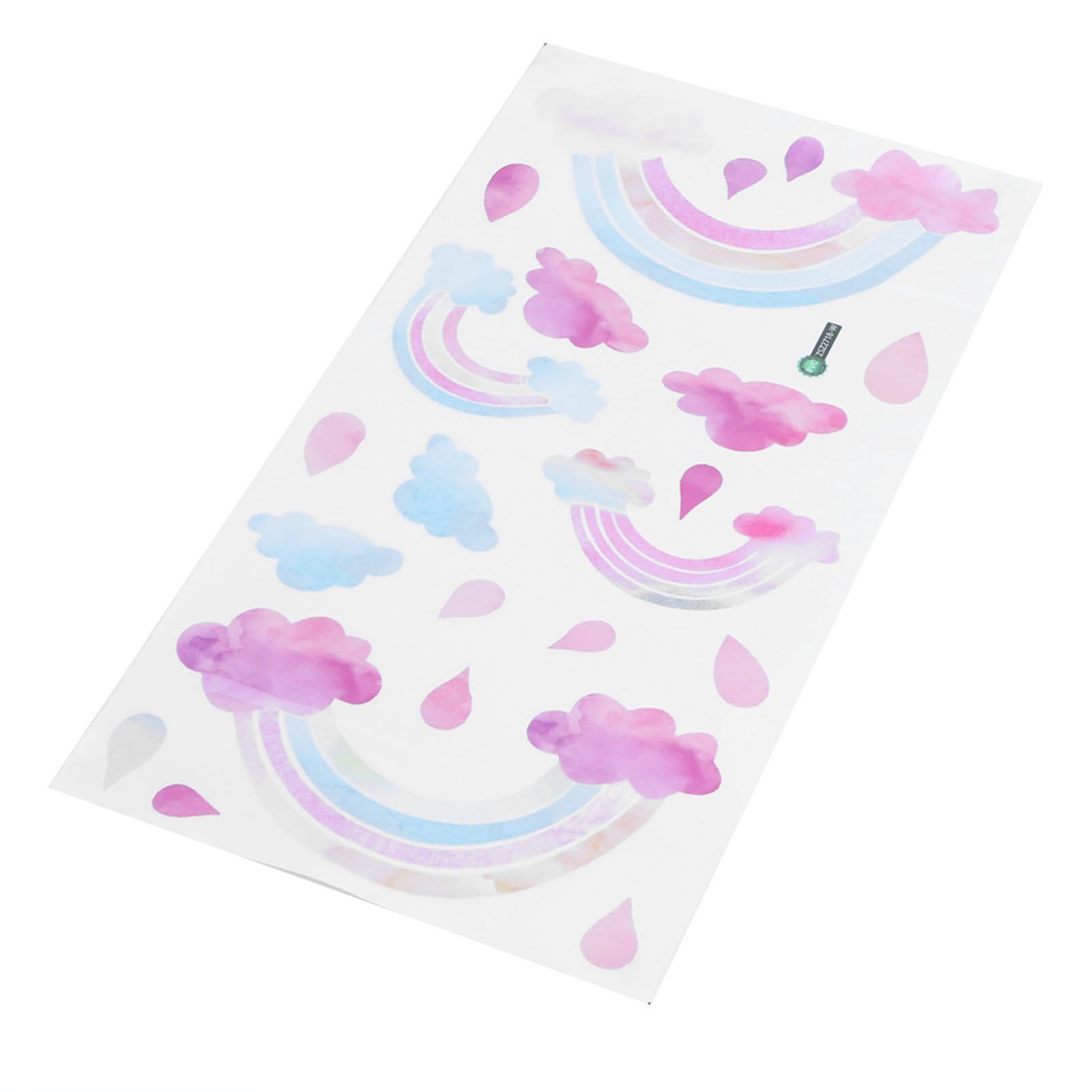 Self Adhesive Wall Sticker Cute Clouds Raindrop Pattern Decal Children's Room view 8