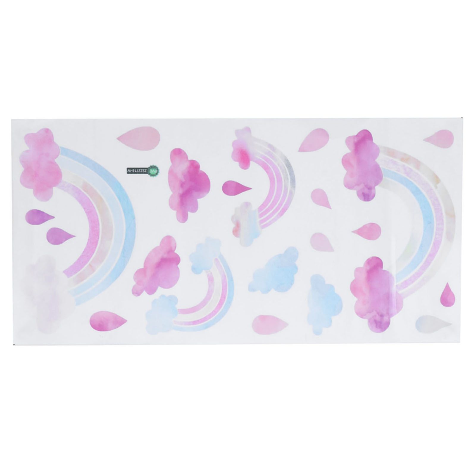 Self Adhesive Wall Sticker Cute Clouds Raindrop Pattern Decal Children's Room view 10