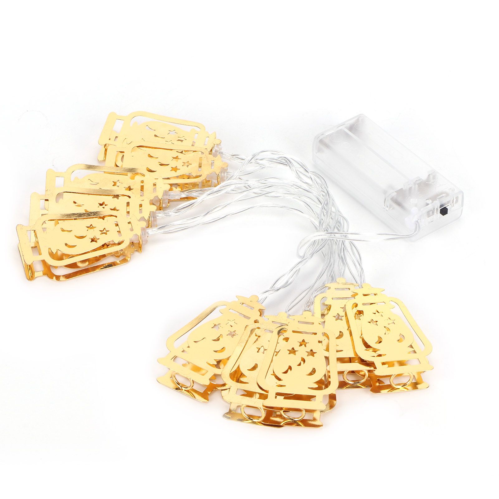 10LED Kerosene Lamp Shaped String Lights Decorative Lights String for Ramadan view 2
