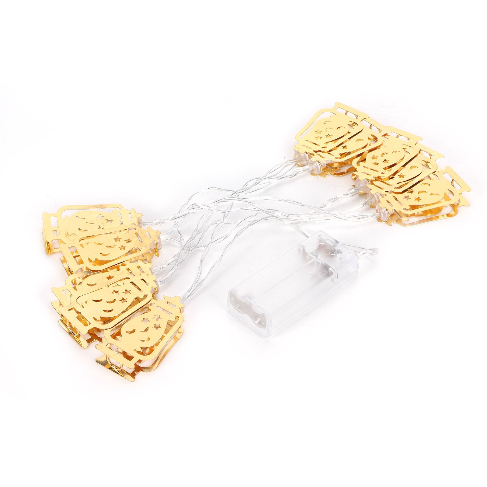 10LED Kerosene Lamp Shaped String Lights Decorative Lights String for Ramadan view 5