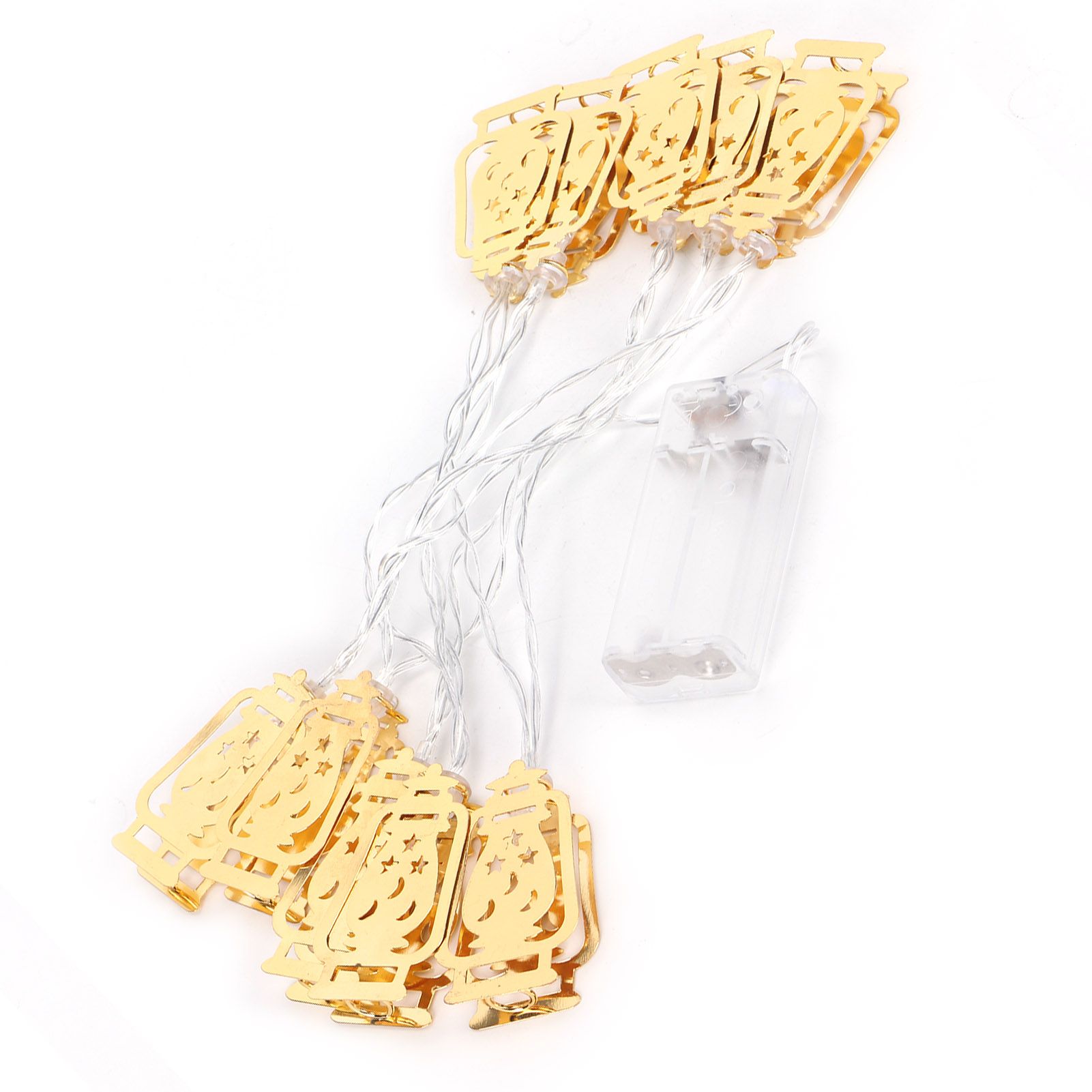 10LED Kerosene Lamp Shaped String Lights Decorative Lights String for Ramadan view 6