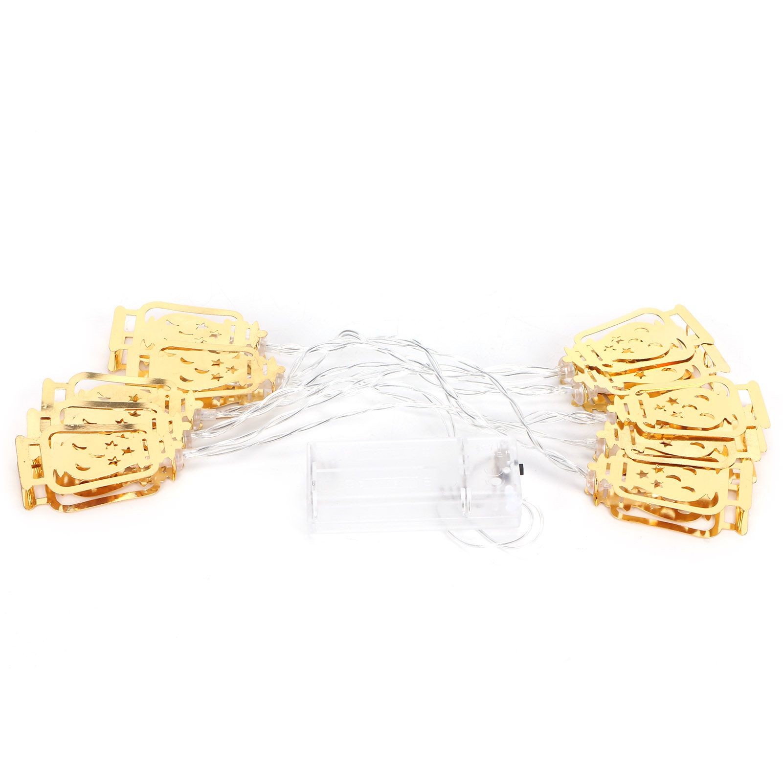 10LED Kerosene Lamp Shaped String Lights Decorative Lights String for Ramadan view 7