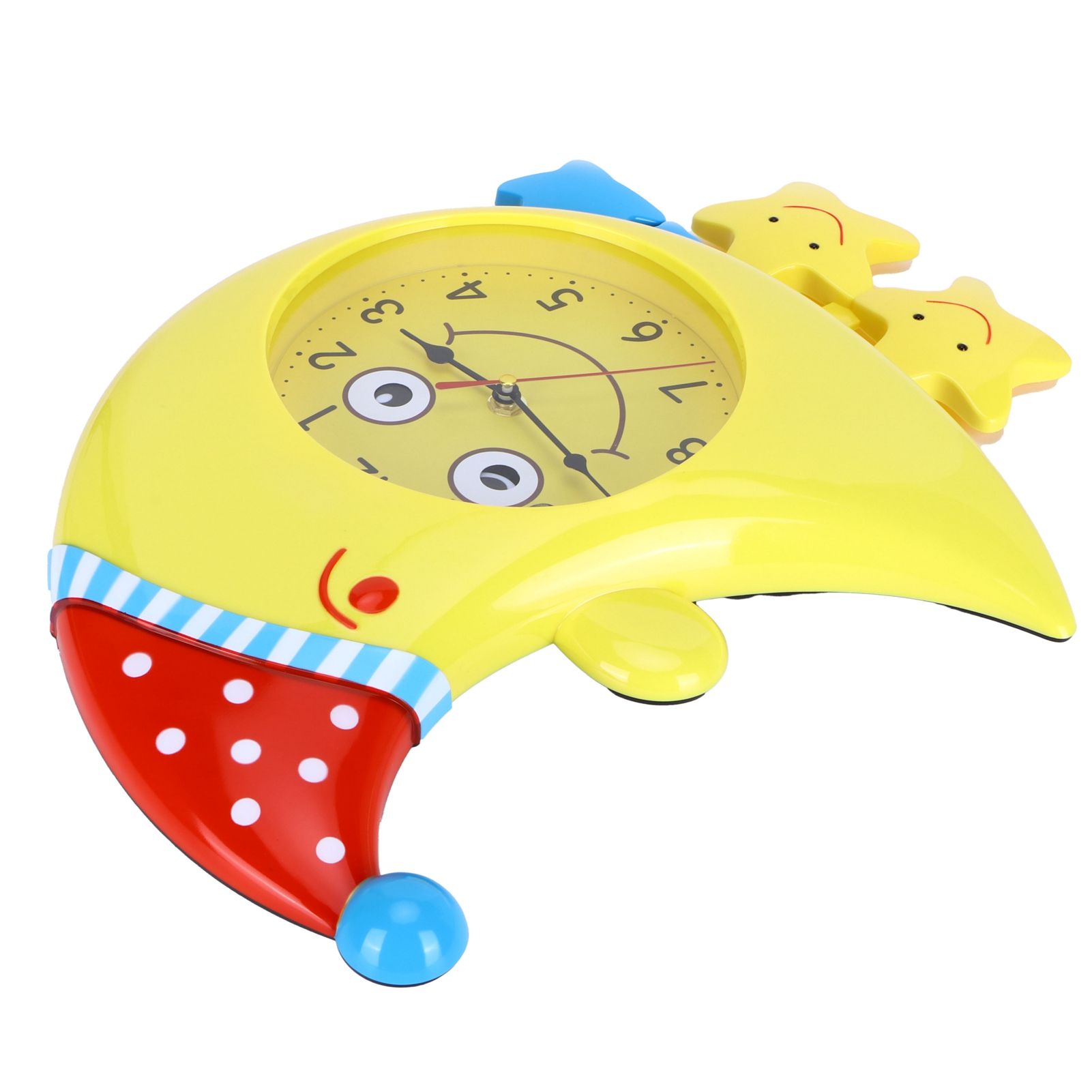 Wall Clock Cartoon Silent Non Ticking Decorative Wall Clock for Kid's Bedroom view 2