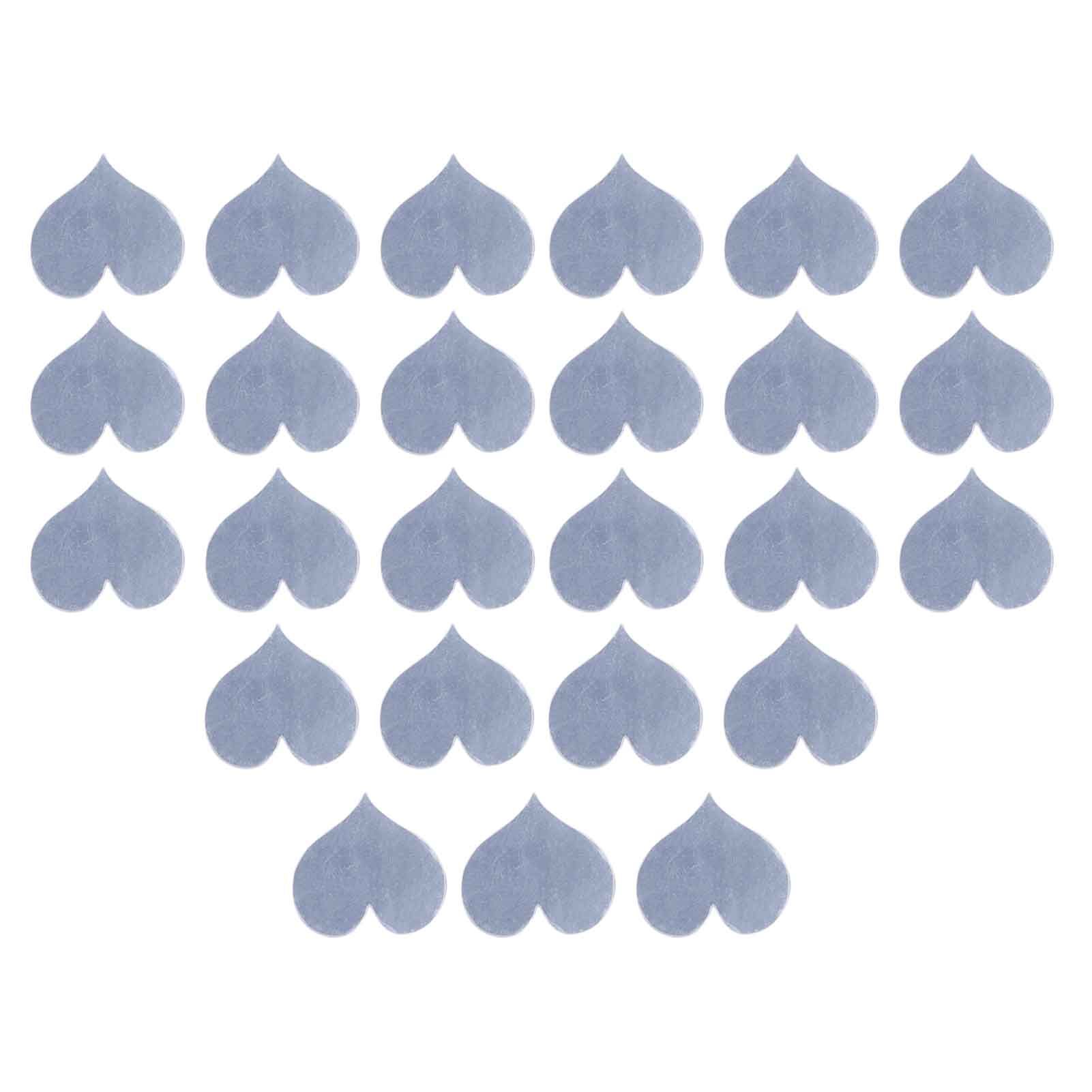 100PCS Self‑Adhesive Mirror Wall Stickers Heart Shape DIY Wall Decal for Home view 5