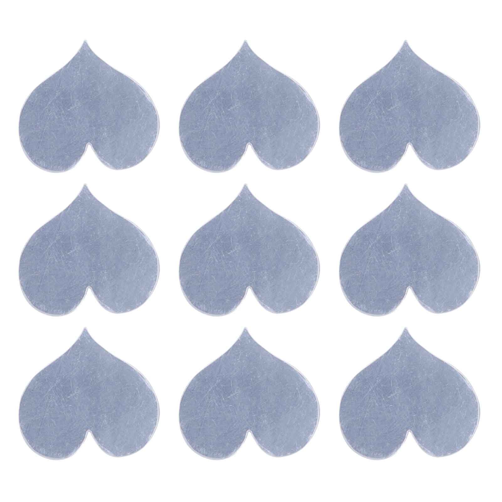 100PCS Self‑Adhesive Mirror Wall Stickers Heart Shape DIY Wall Decal for Home view 6