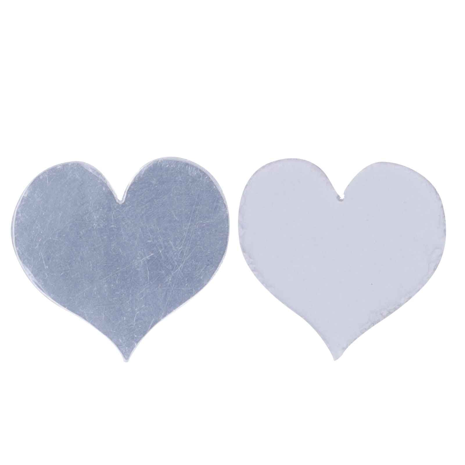 100PCS Self‑Adhesive Mirror Wall Stickers Heart Shape DIY Wall Decal for Home view 7