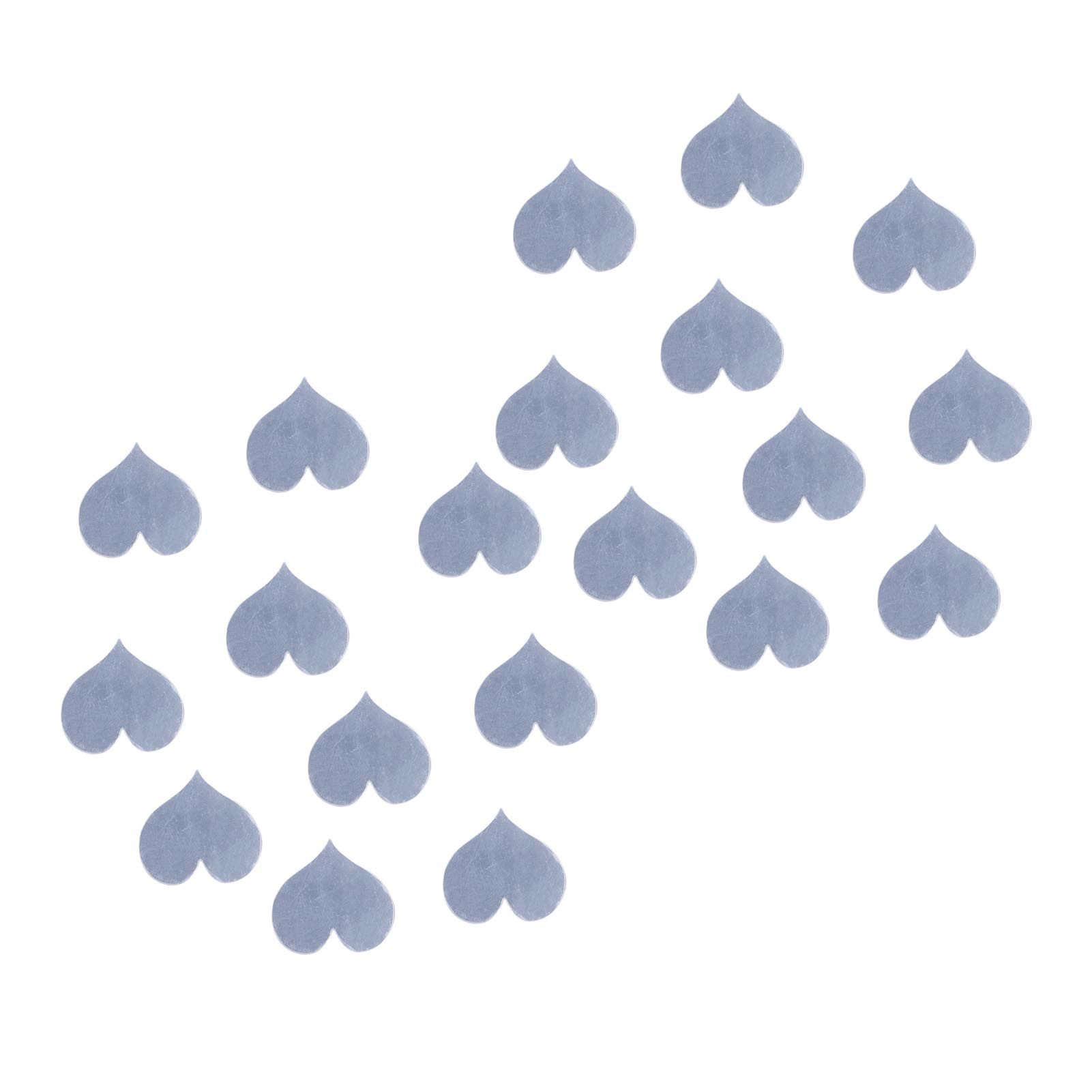 100PCS Self‑Adhesive Mirror Wall Stickers Heart Shape DIY Wall Decal for Home view 10