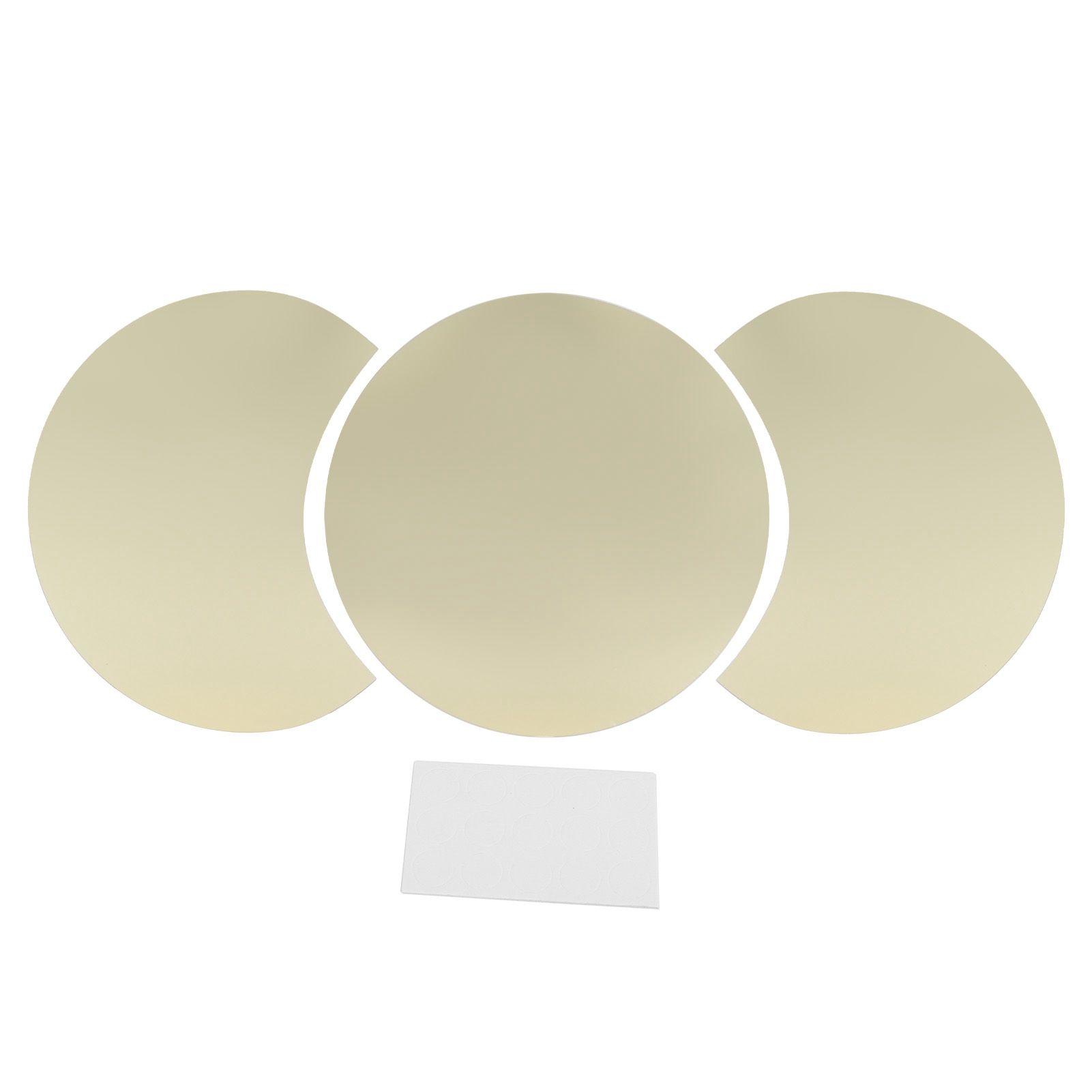 Round Mirror Wall Sticker DIY Wall Decal for Home Living Room TV Background — image 1