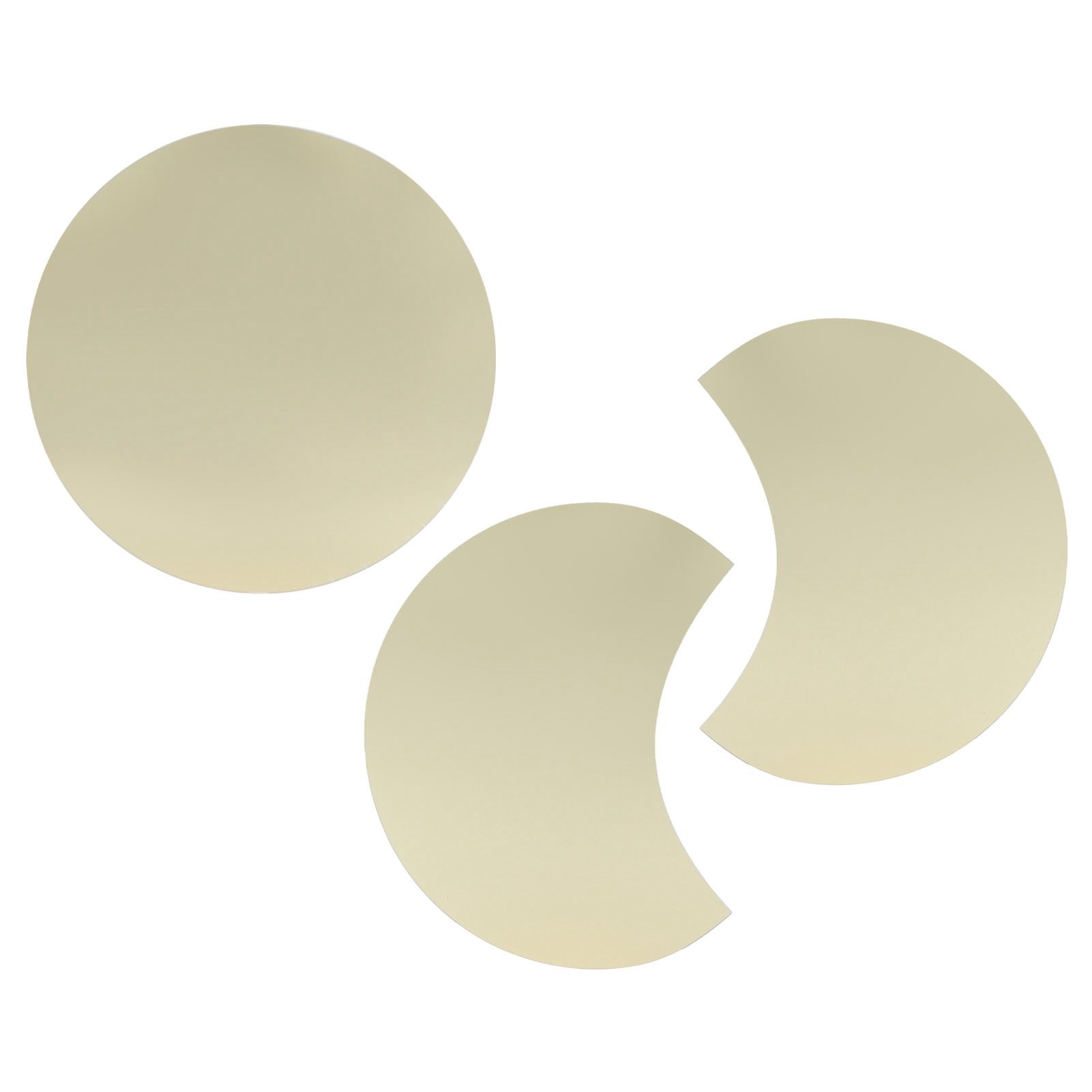 Round Mirror Wall Sticker DIY Wall Decal for Home Living Room TV Background view 7