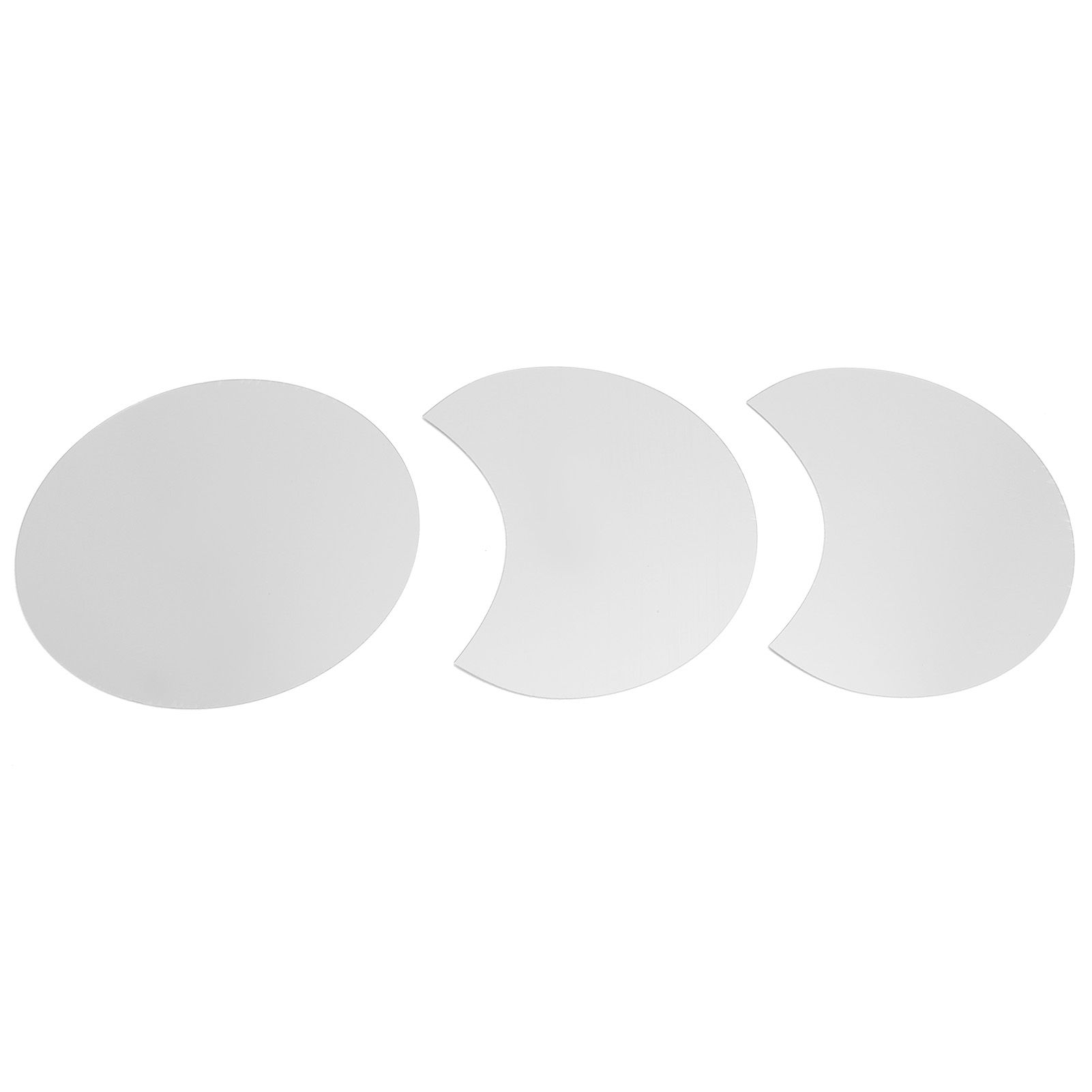 Round Mirror Wall Sticker DIY Wall Decal for Home Living Room TV Background view 2