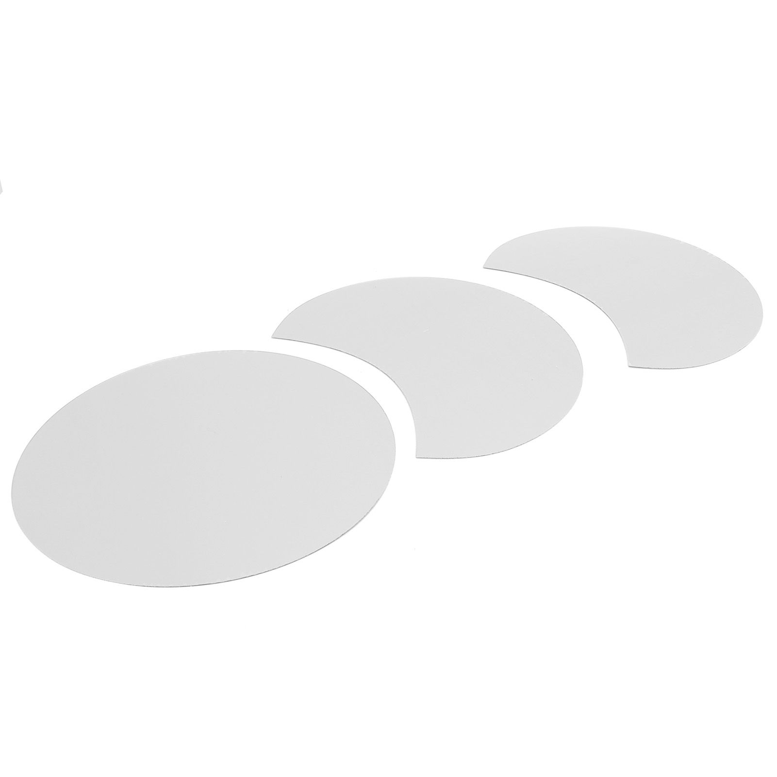 Round Mirror Wall Sticker DIY Wall Decal for Home Living Room TV Background view 3
