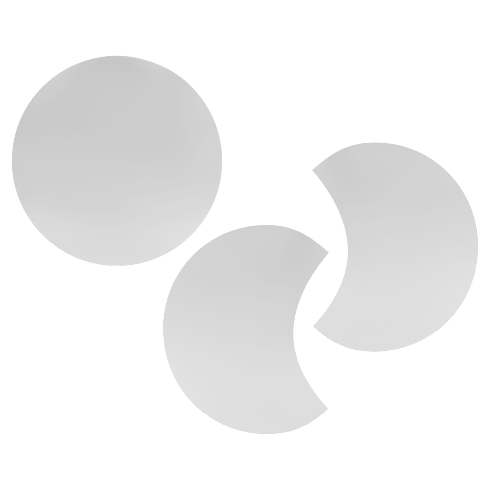 Round Mirror Wall Sticker DIY Wall Decal for Home Living Room TV Background view 7